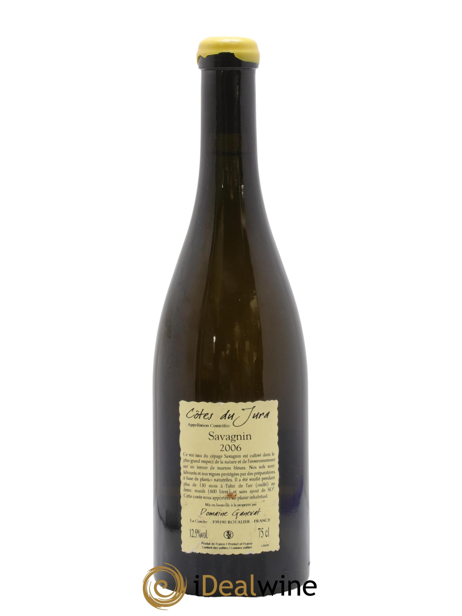 Côtes du Jura Les Vignes de mon Père Jean-François Ganevat (Domaine) 2006 - Lot de 1 bouteille - 1
