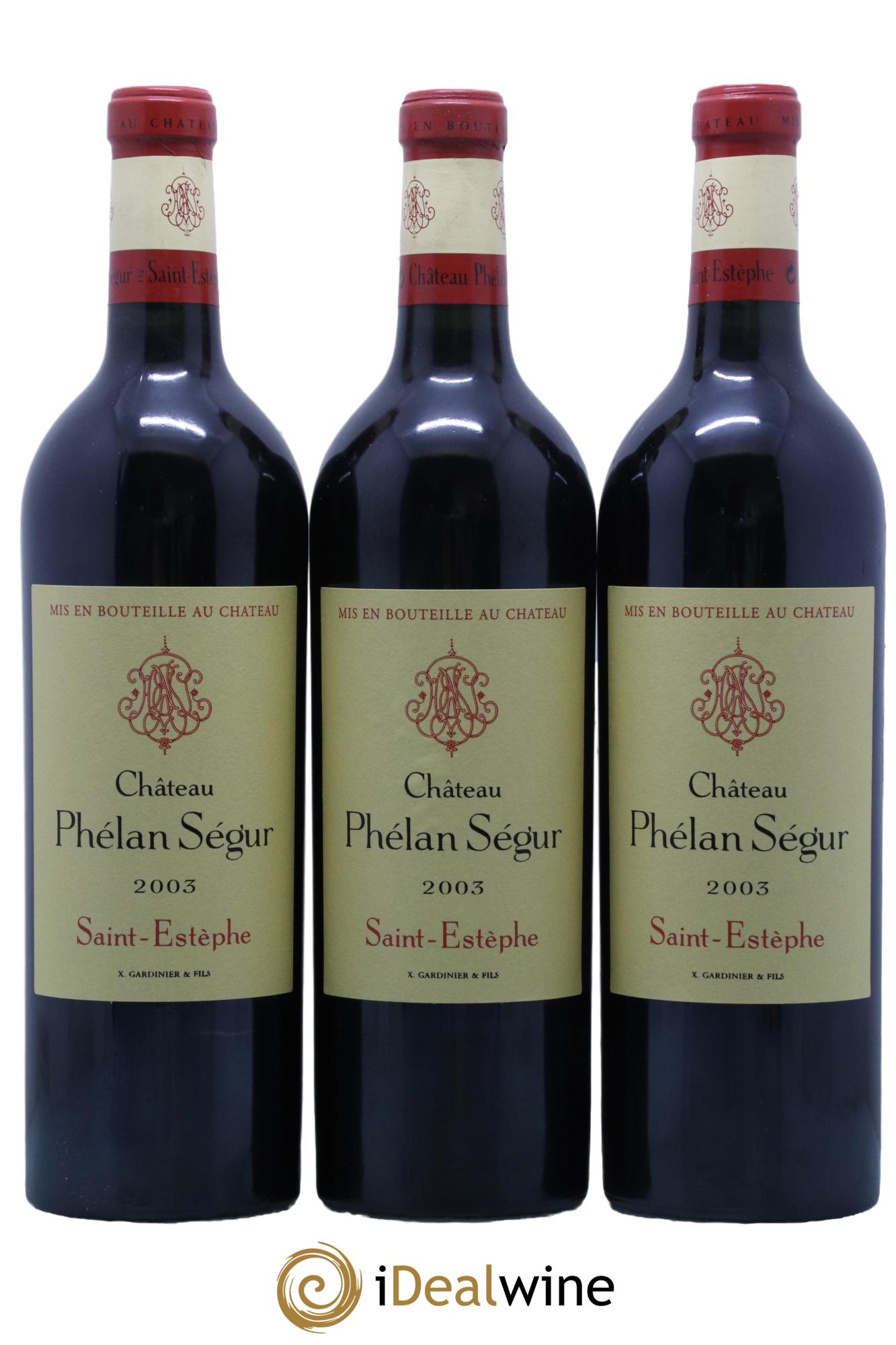 Château Phélan Ségur 2003 - Lotto di 12 bottiglie - 1