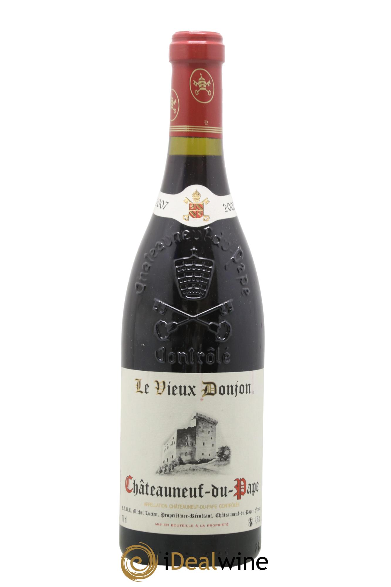 Châteauneuf-du-Pape Le Vieux Donjon Michel Lucien 2007 - Posten von 1 Flasche - 0