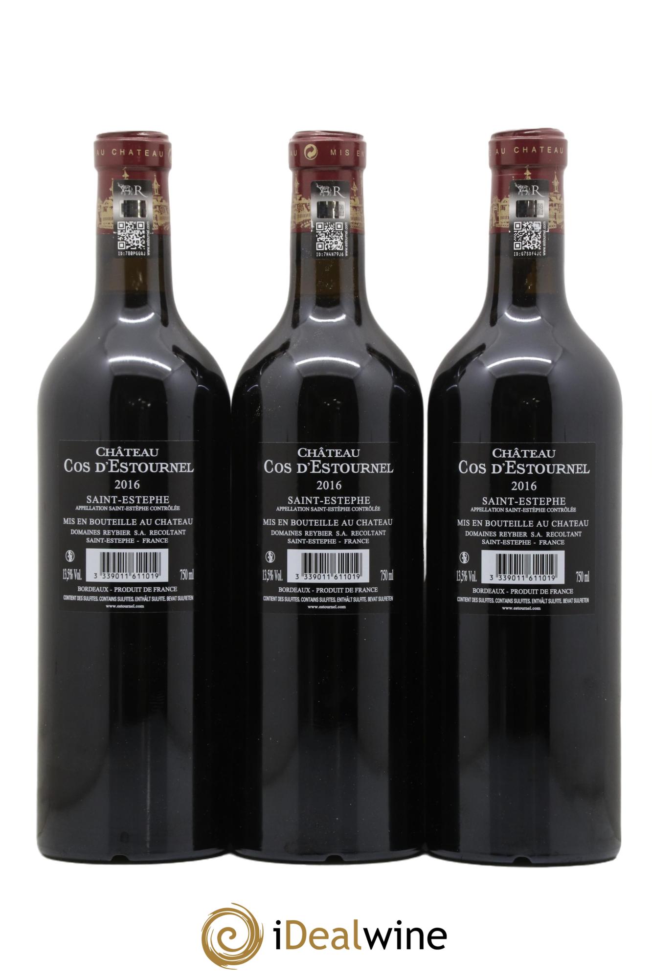 Cos d'Estournel 2ème Grand Cru Classé 2016 - Posten von 6 Flaschen - 4