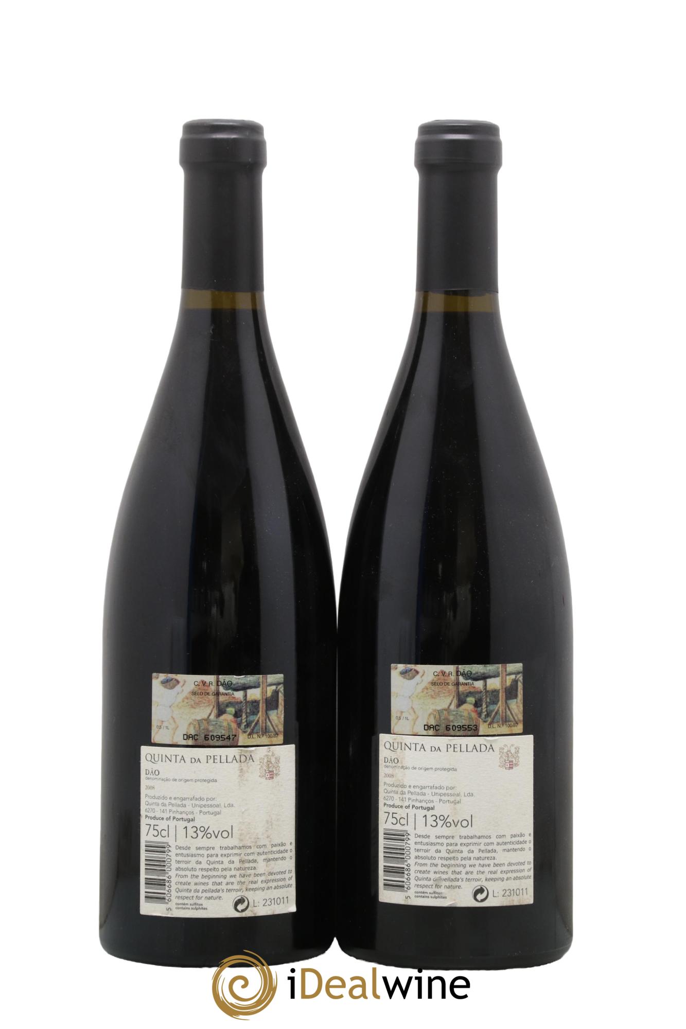 Portugal Dão Quinta da Pellada 2008 - Lot de 2 bouteilles - 1
