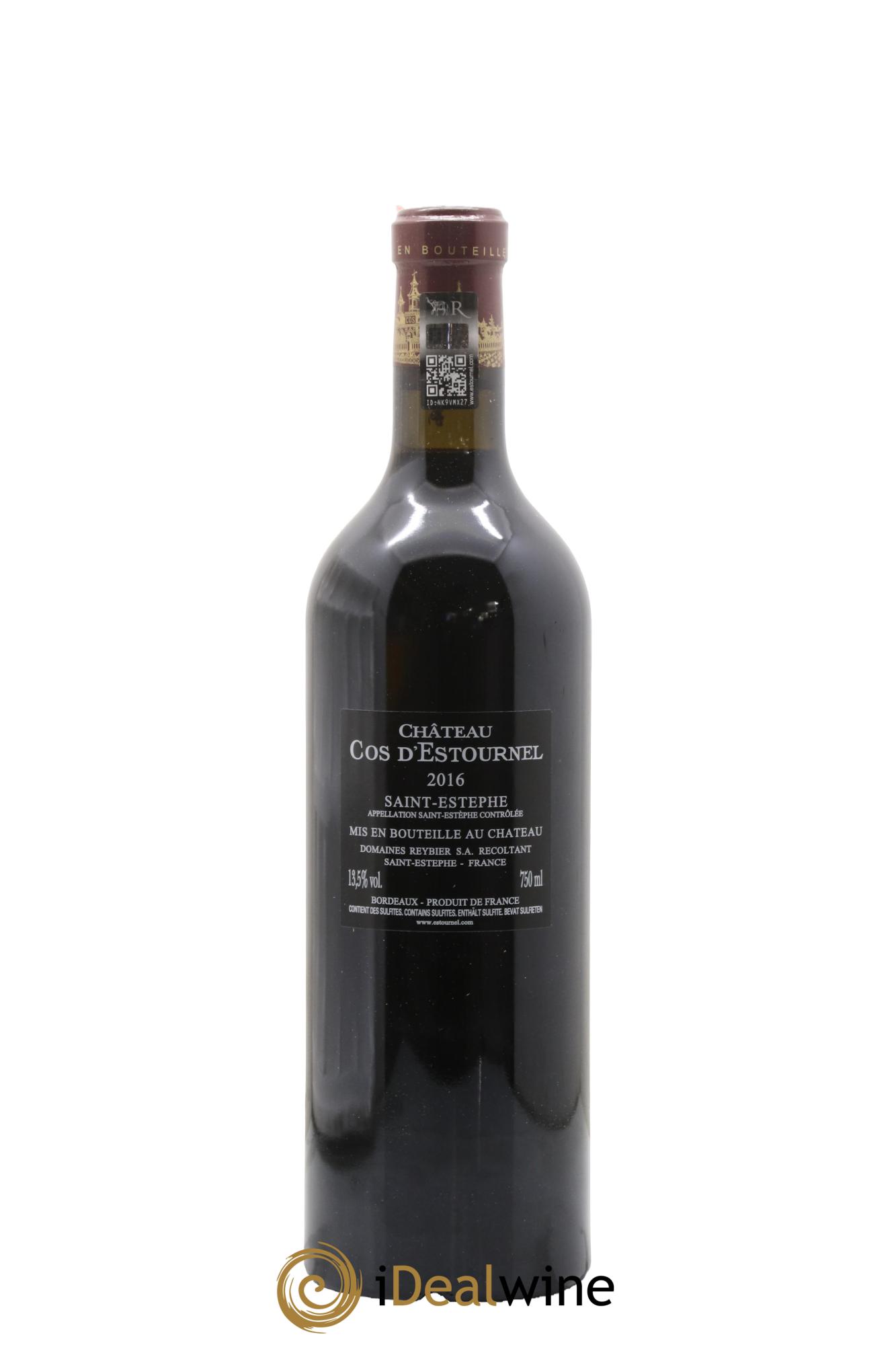 Cos d'Estournel 2ème Grand Cru Classé 2016 - Lot de 1 bouteille - 2