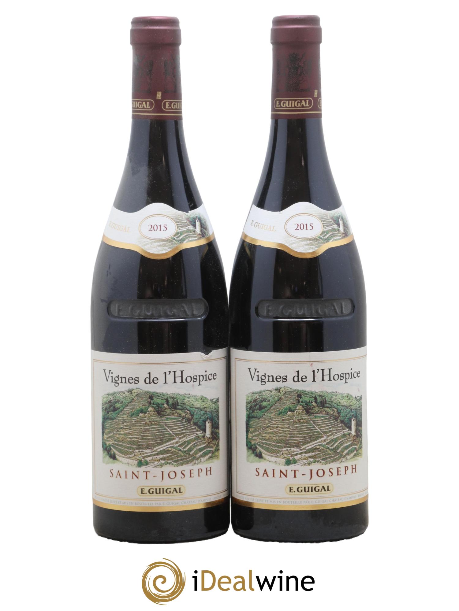 Saint-Joseph Vignes de l'Hospice Guigal 2015 - Lot de 2 bouteilles - 0