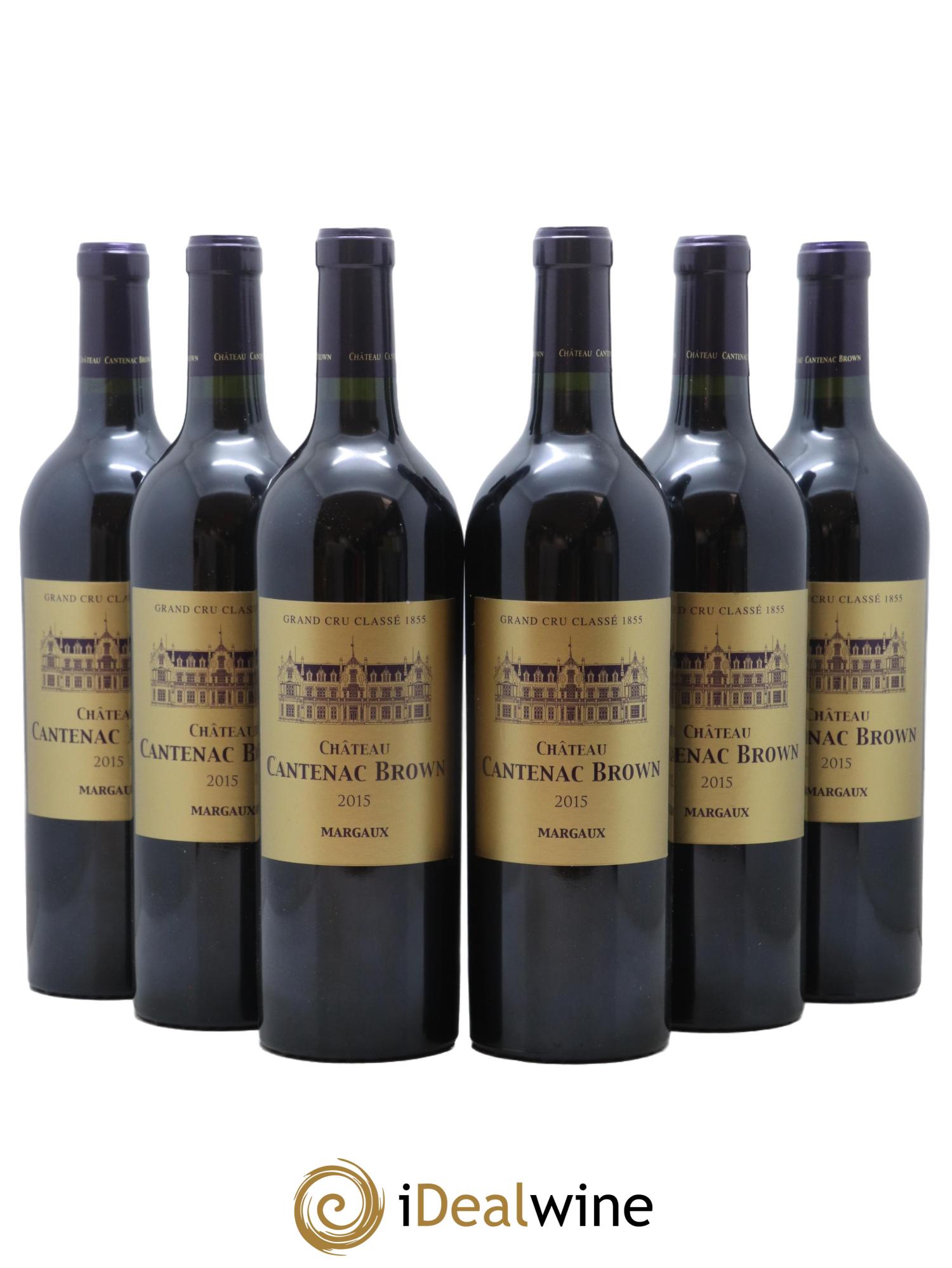 Château Cantenac Brown 3ème Grand Cru Classé 2015 - Lot de 6 bouteilles - 0