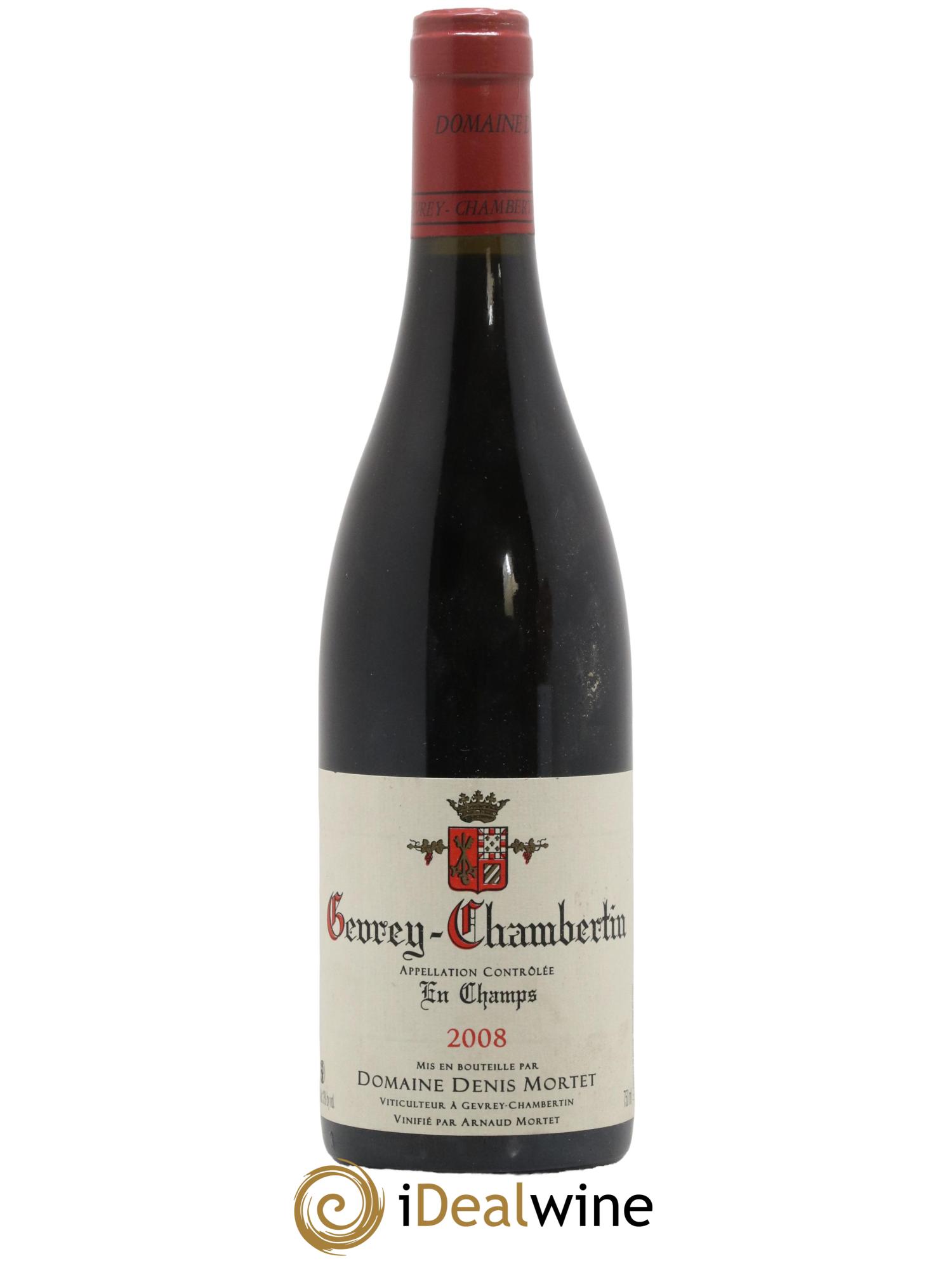 Gevrey-Chambertin En Champs Denis Mortet 2008 - Lot de 1 bouteille - 0