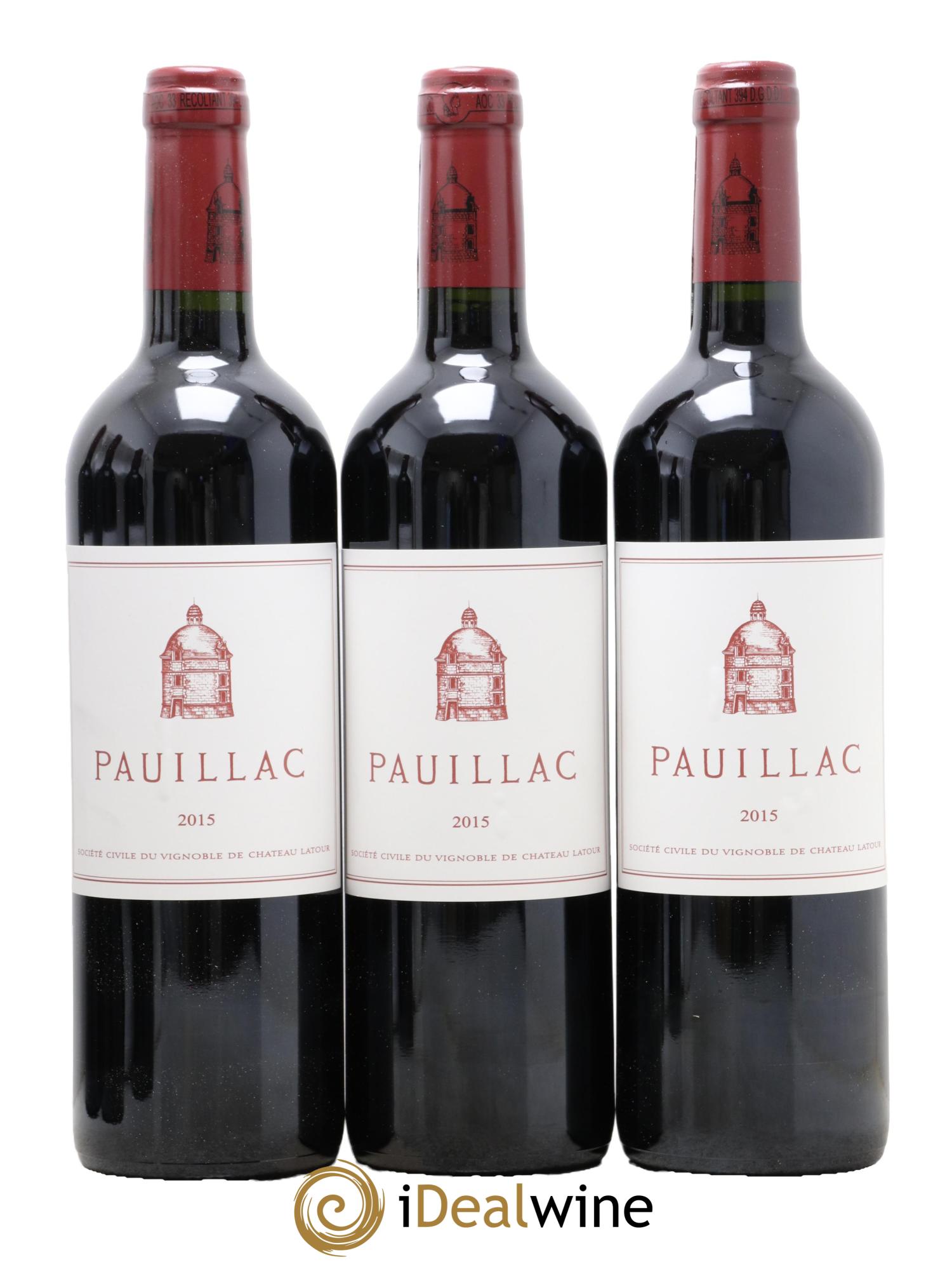 Pauillac de Château Latour  2015 - Lot of 6 bottles - 1
