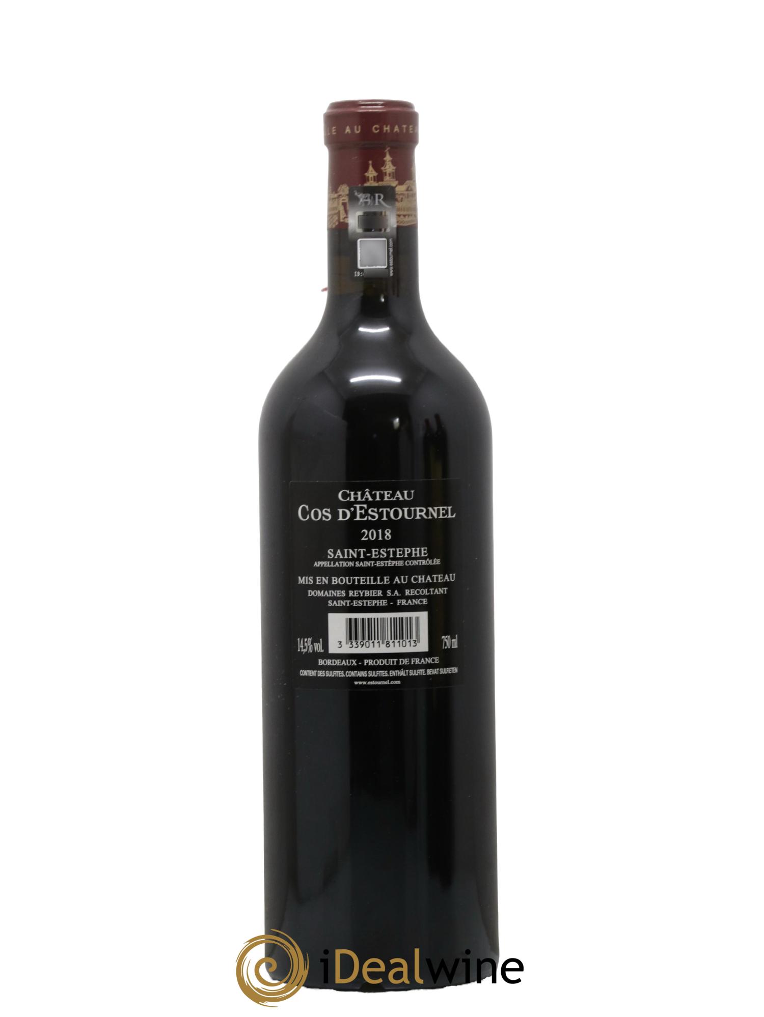 Cos d'Estournel 2ème Grand Cru Classé  2018 - Posten von 1 Flasche - 1