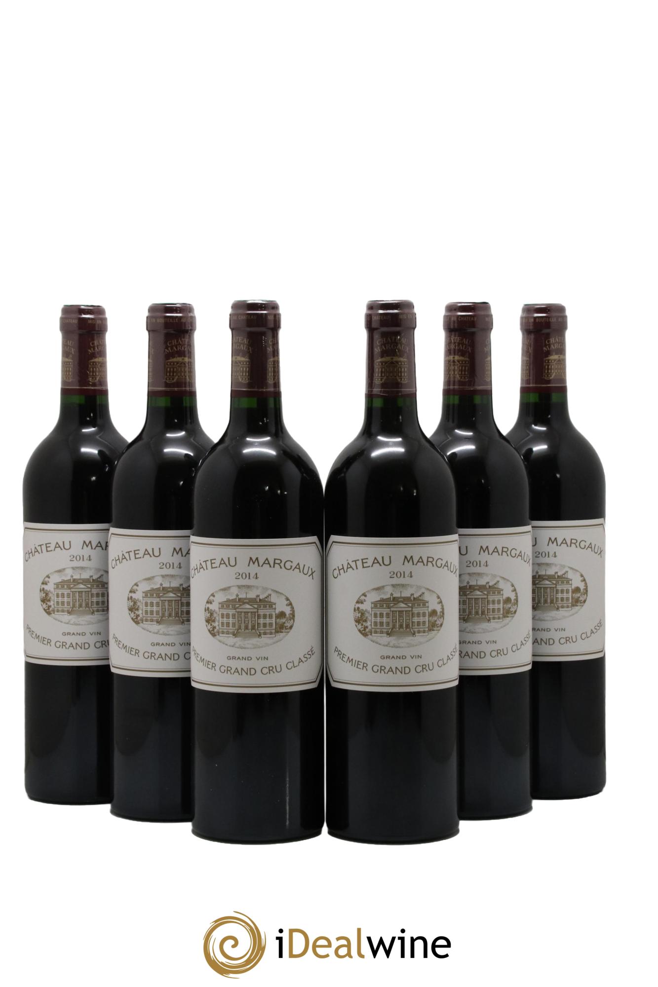 Château Margaux 1er Grand Cru Classé 2014 - Lot de 6 bouteilles - 0
