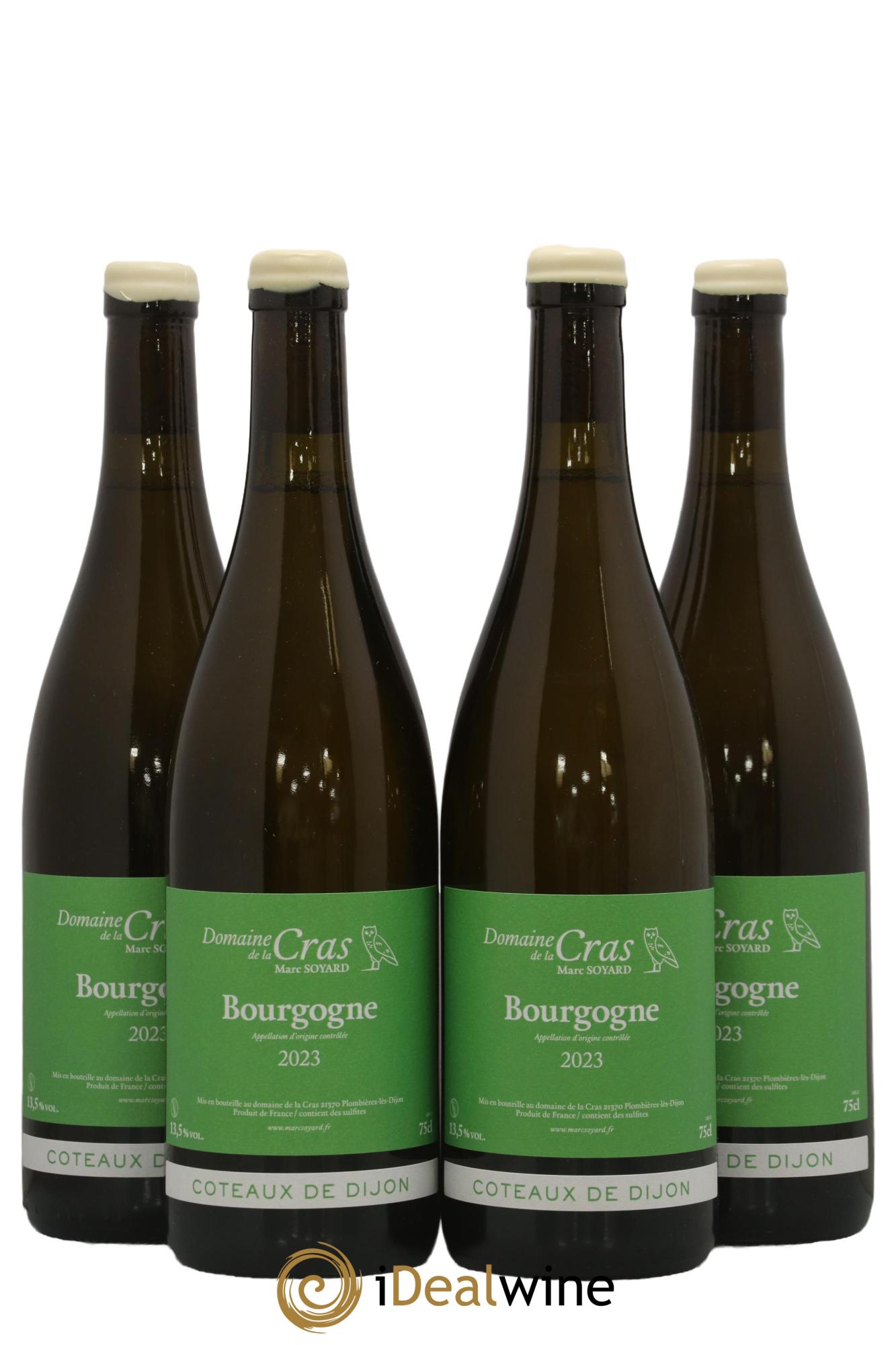 Coteaux de Dijon Domaine de la Cras - Marc Soyard 2023 - Lot de 4 bouteilles - 0