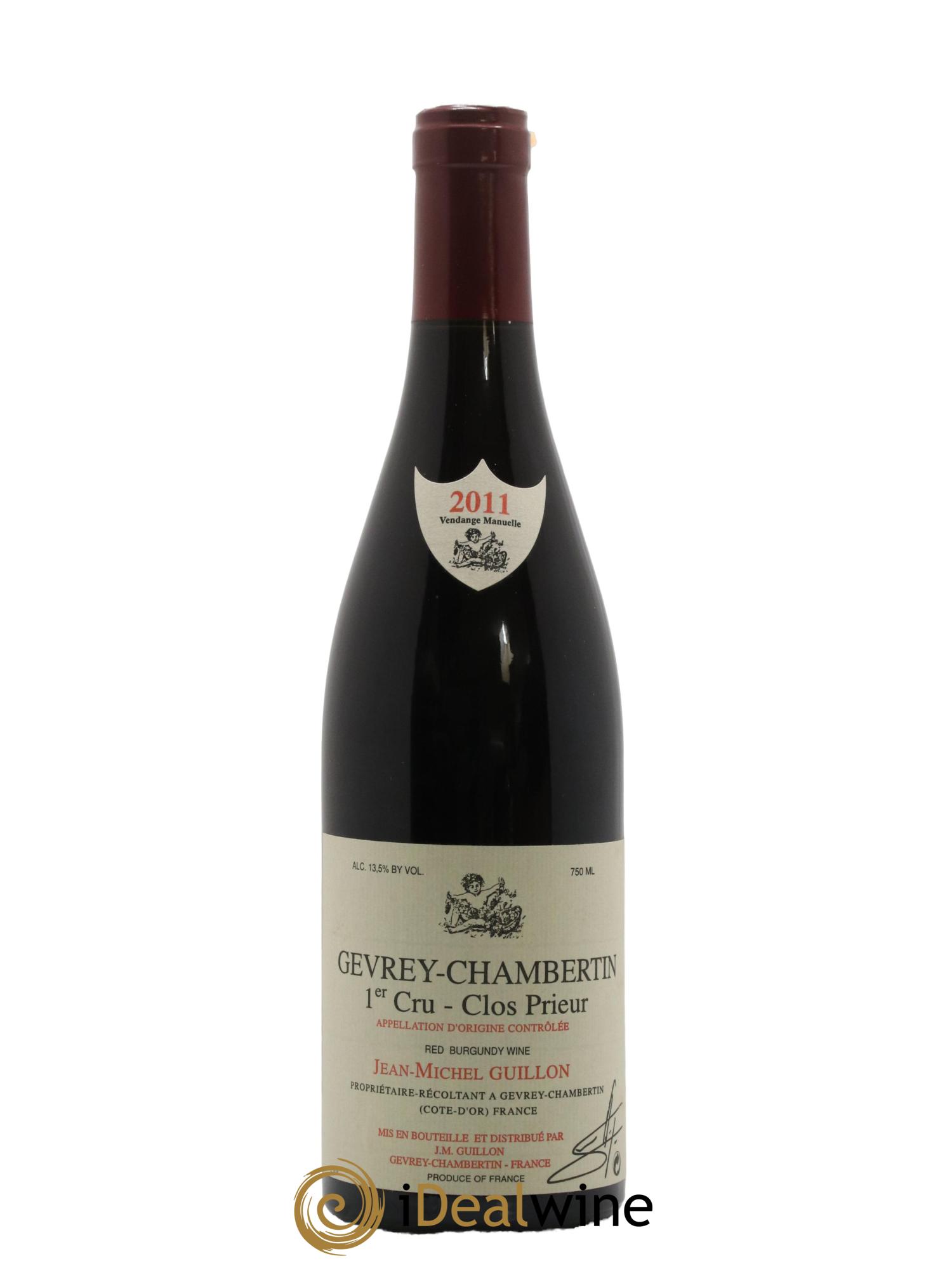 Buy Gevrey-Chambertin 1er Cru Clos Prieur Jean-Michel Guillon 2011