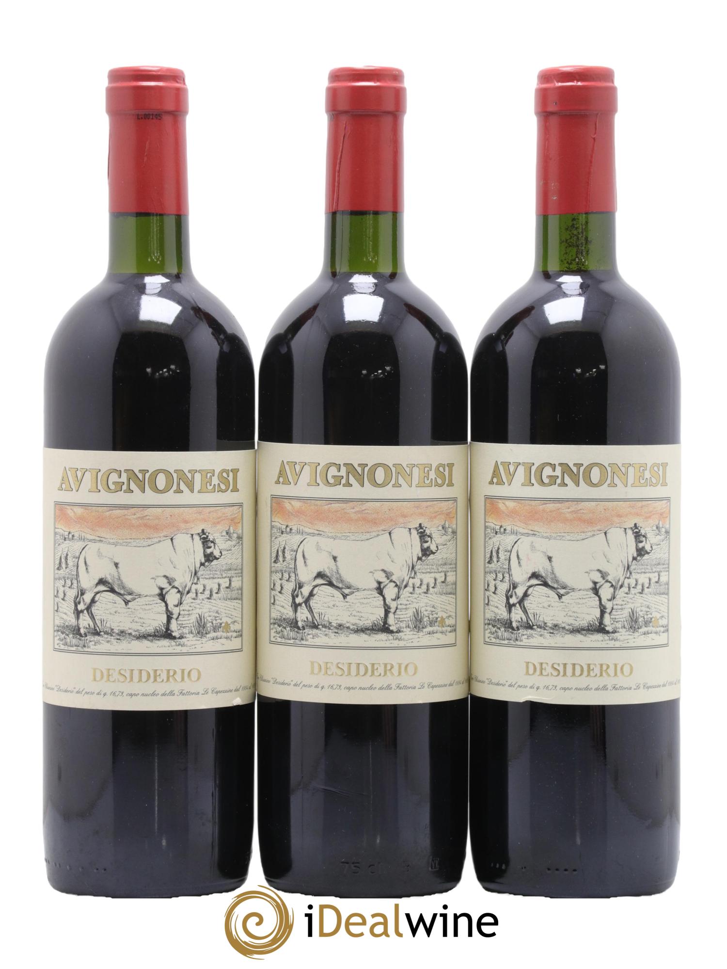 Toscana IGT Avignonesi Desiderio 1997 - Lot de 3 bouteilles - 0