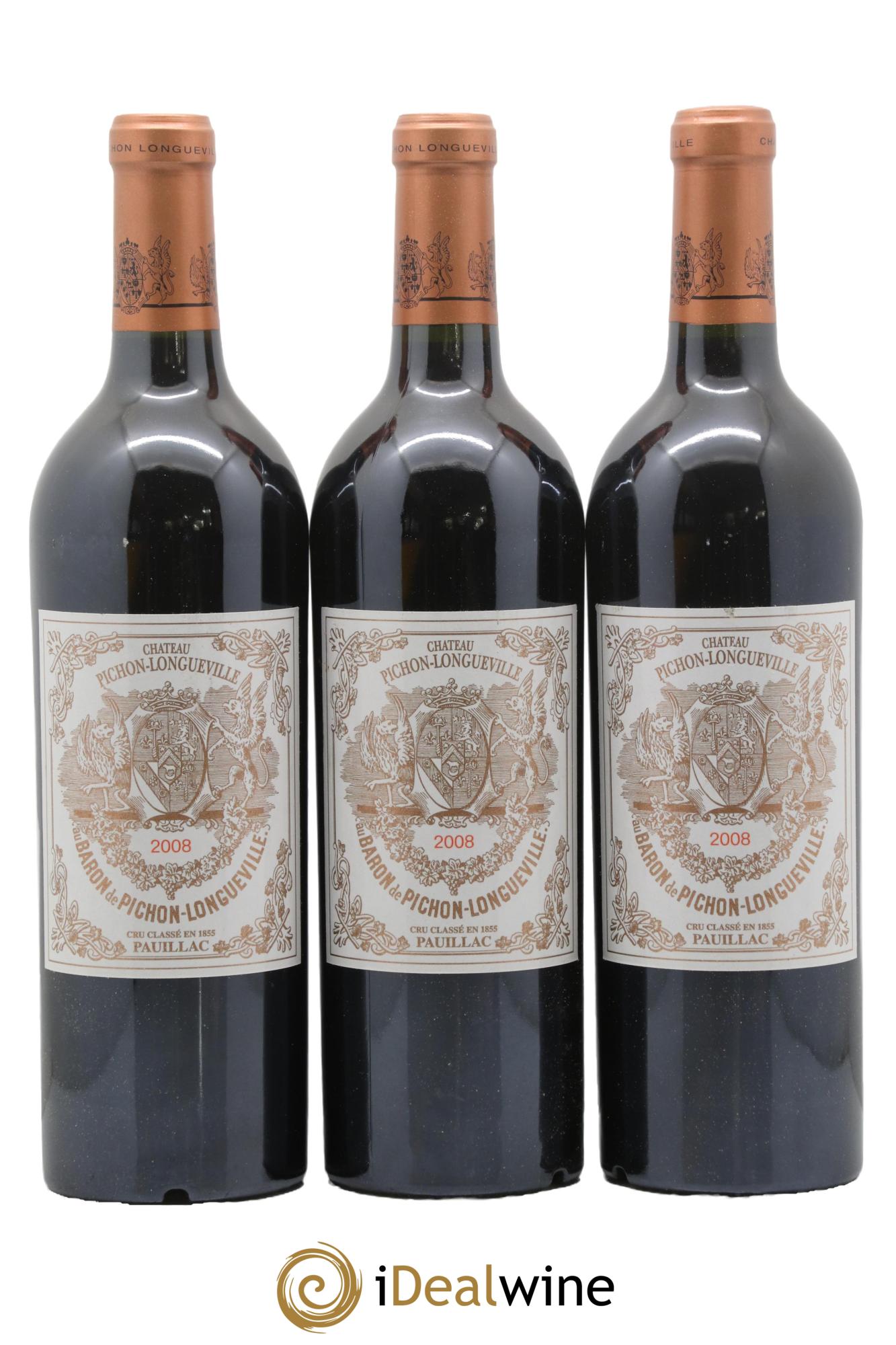 Pichon Longueville Baron 2ème Grand Cru Classé 2008 - Lot de 12 bouteilles - 4