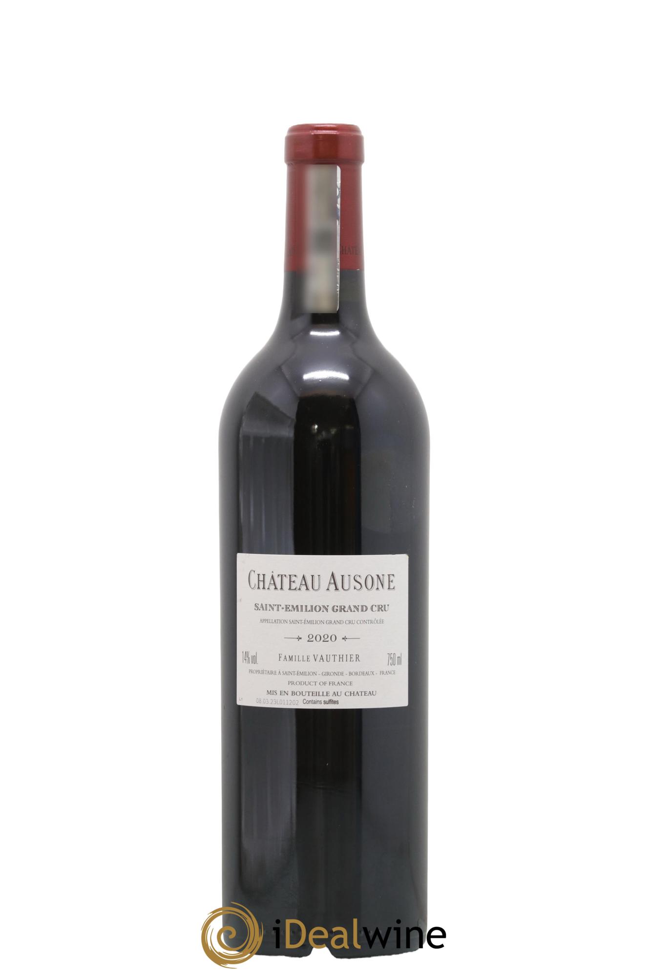 Château Ausone 1er Grand Cru Classé A 2020 - Lot de 1 bouteille - 1