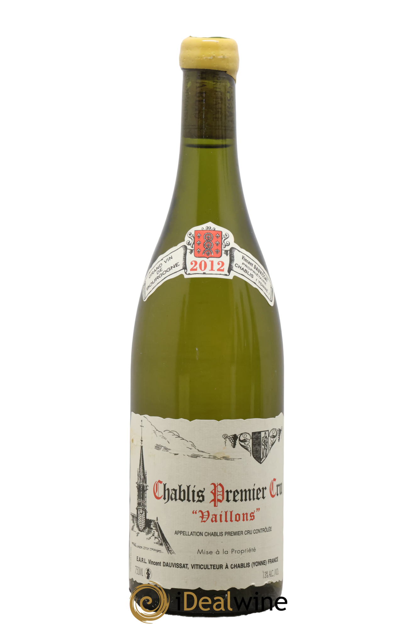 Chablis 1er Cru Vaillons Vincent Dauvissat (Domaine) 2012 - Posten von 1 Flasche - 0