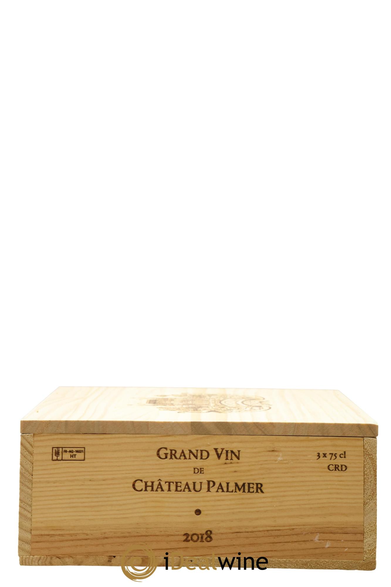 Château Palmer 3ème Grand Cru Classé 2018 - Lot de 3 bouteilles - 3