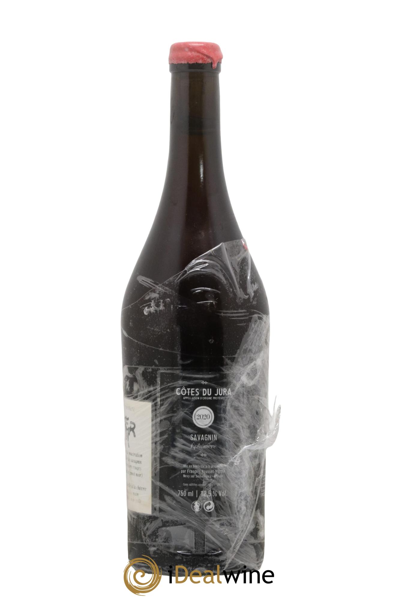 Côtes du Jura Ephemere Domaine Francois Rousset Martin 2020 - Lot de 1 bouteille - 1