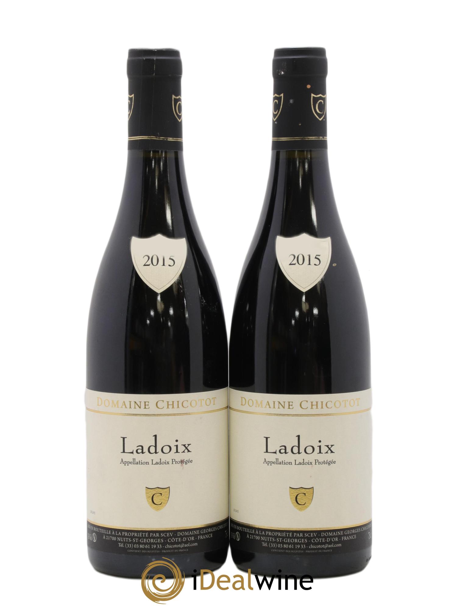 Ladoix Chicotot 2015 - Lot de 2 bouteilles - 0