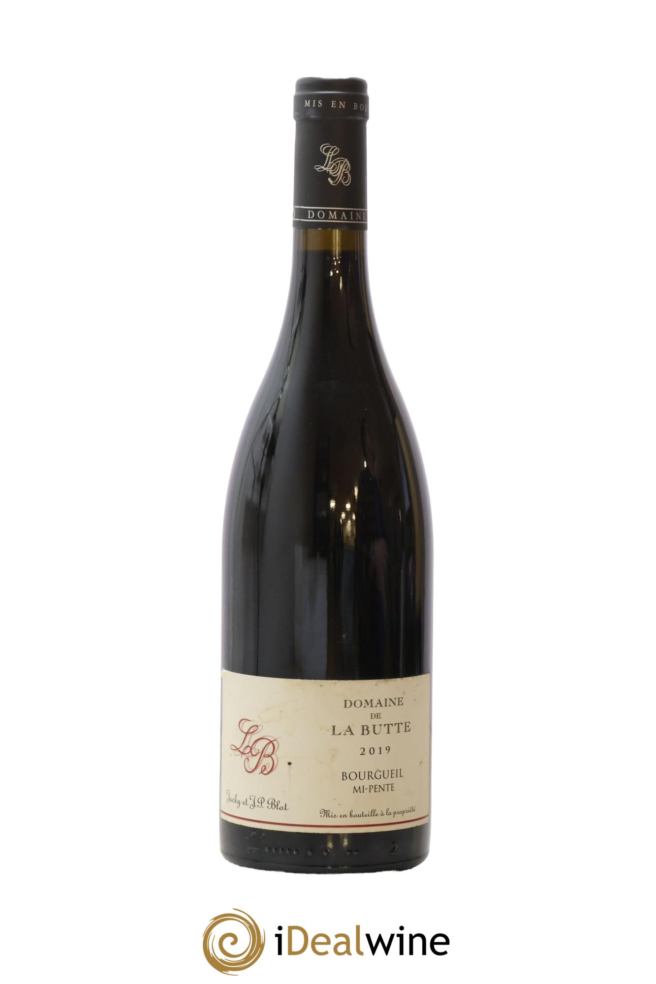 Bourgueil Mi-Pente Domaine de La Butte - Jacky Blot 2019 - Lot de 1 bouteille - 0