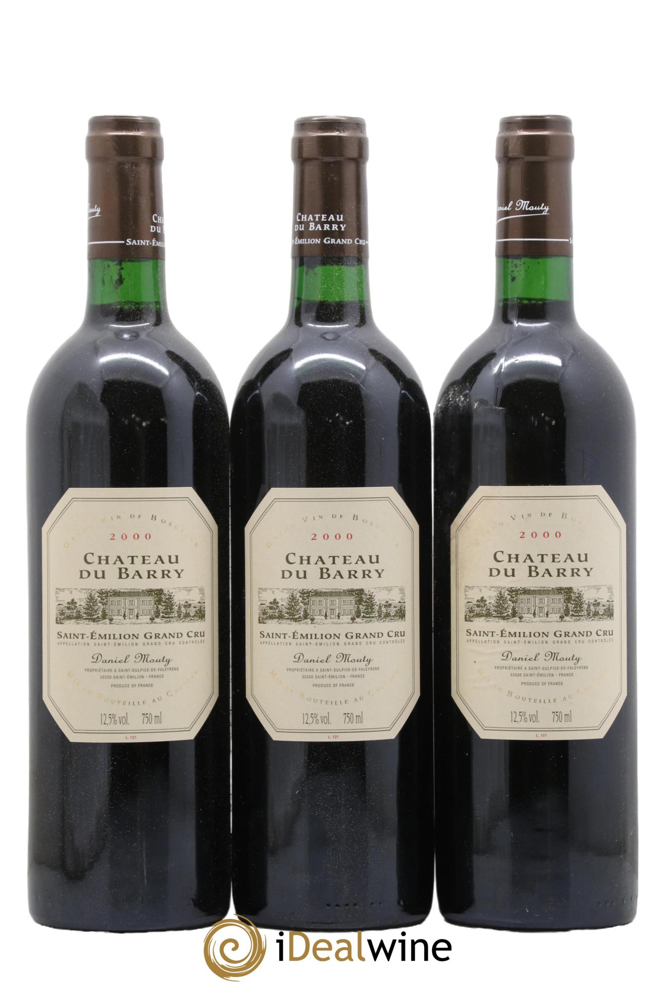 Saint-Émilion Grand Cru Château du Barry 2000 - Lot de 12 bouteilles - 3