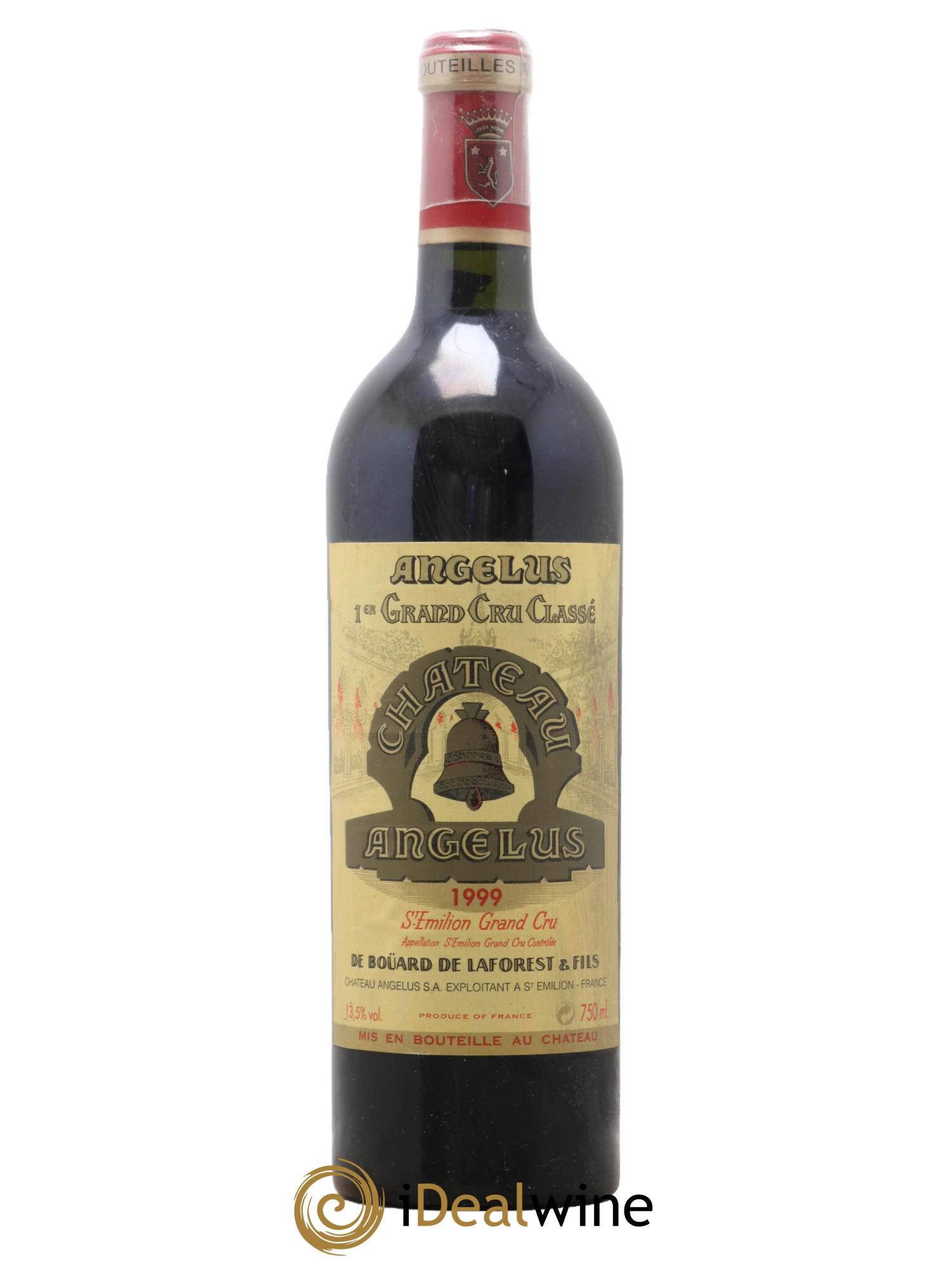 Château Angélus 1er Grand Cru Classé A 1999 - Lot de 1 bouteille - 0