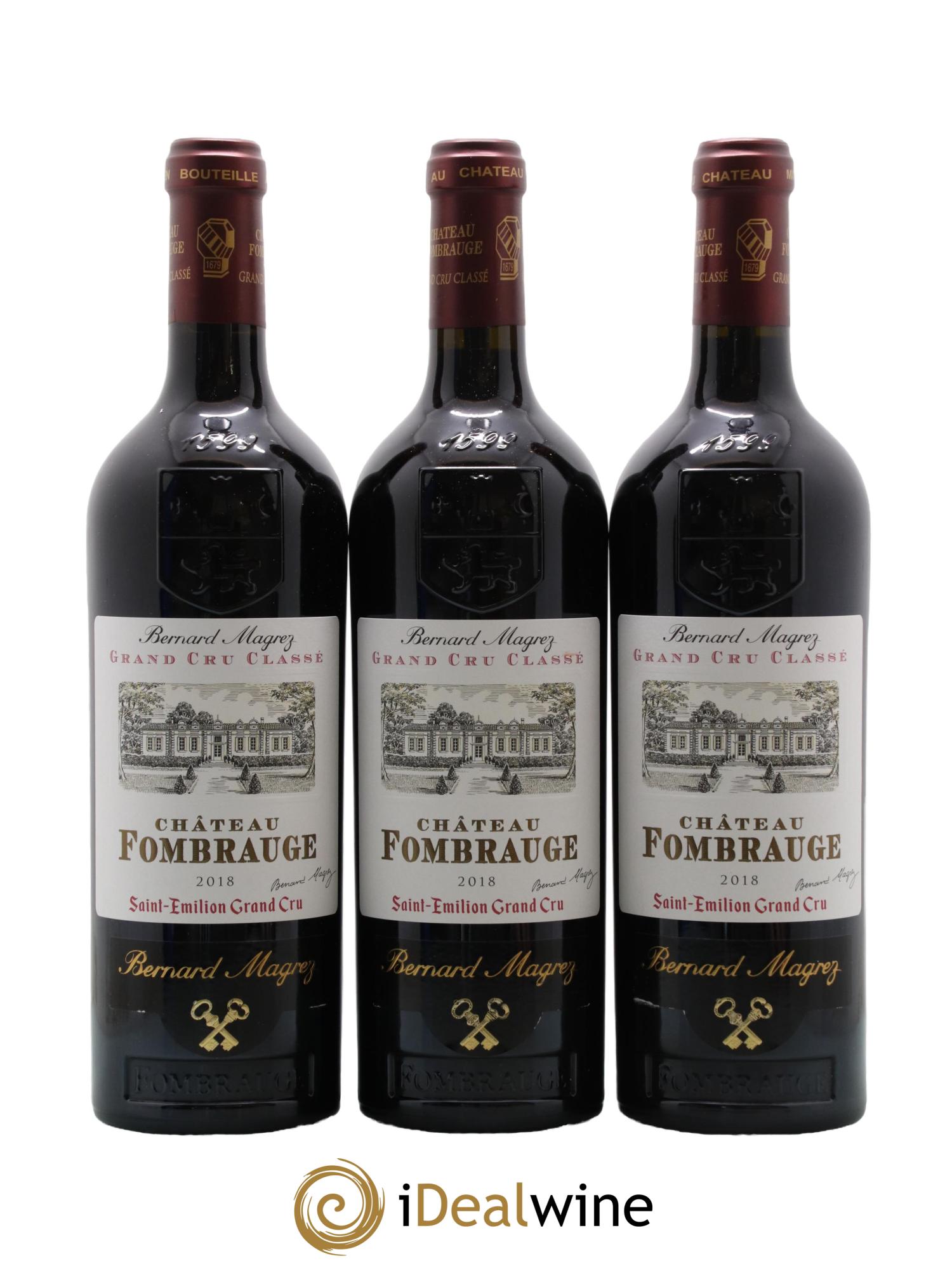 Château Fombrauge Grand Cru Classé 2018 - Lot of 3 bottles - 0