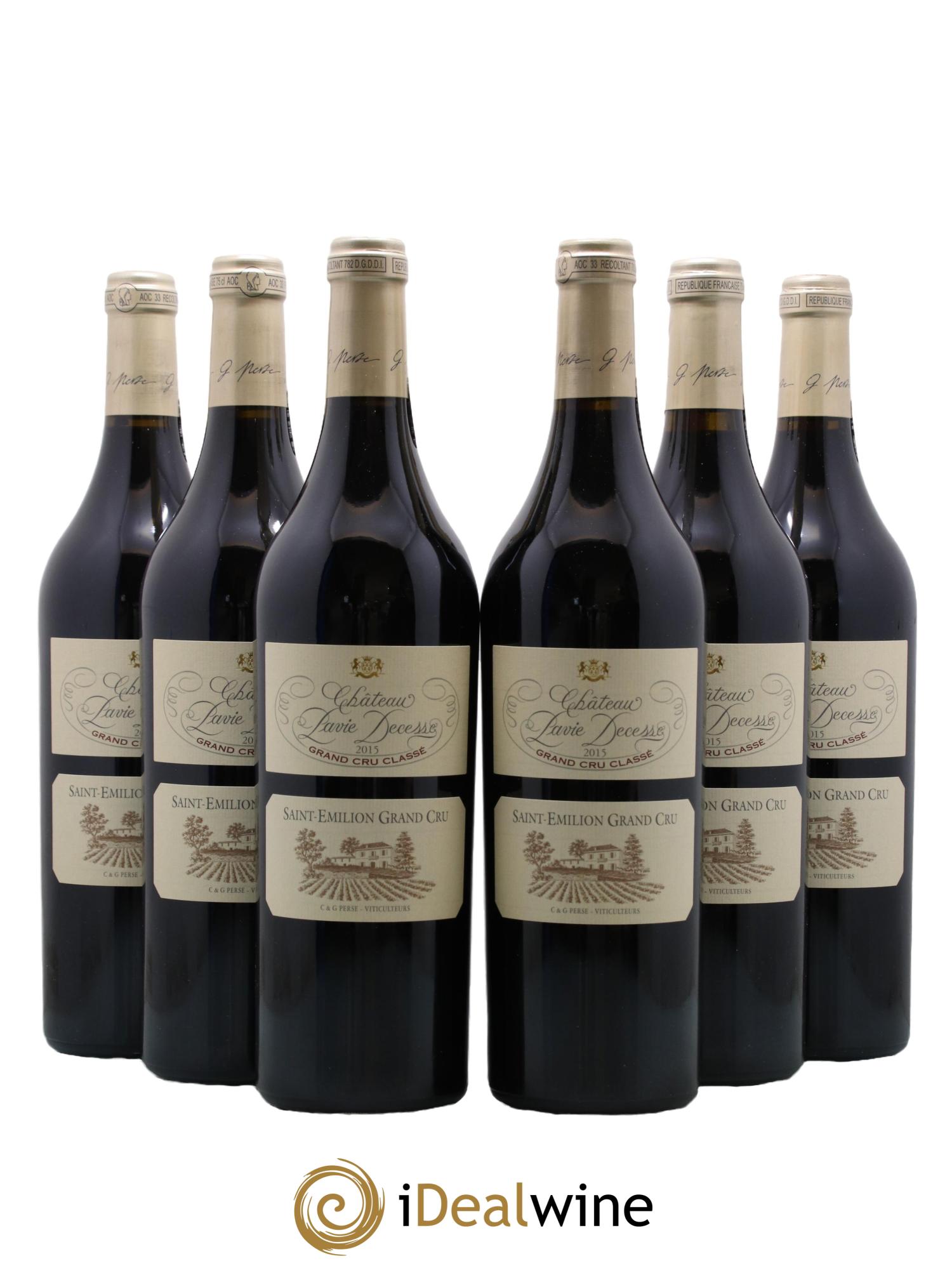 Château Pavie Decesse Grand Cru Classé 2015 - Lot de 6 bouteilles - 0