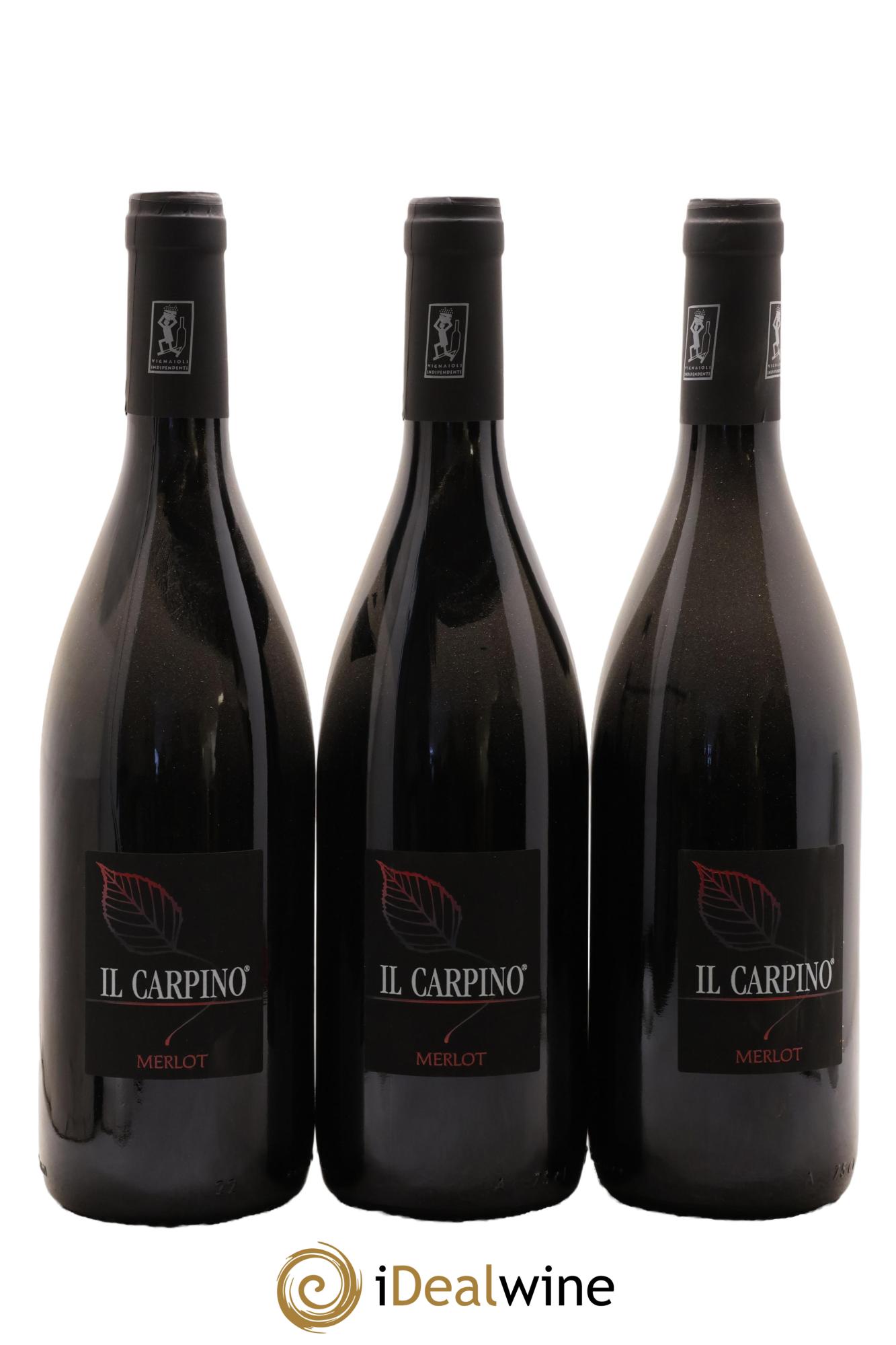Italie Venezia Giulia IGT Merlot Il Carpino 2018 - Lot de 3 bouteilles - 0