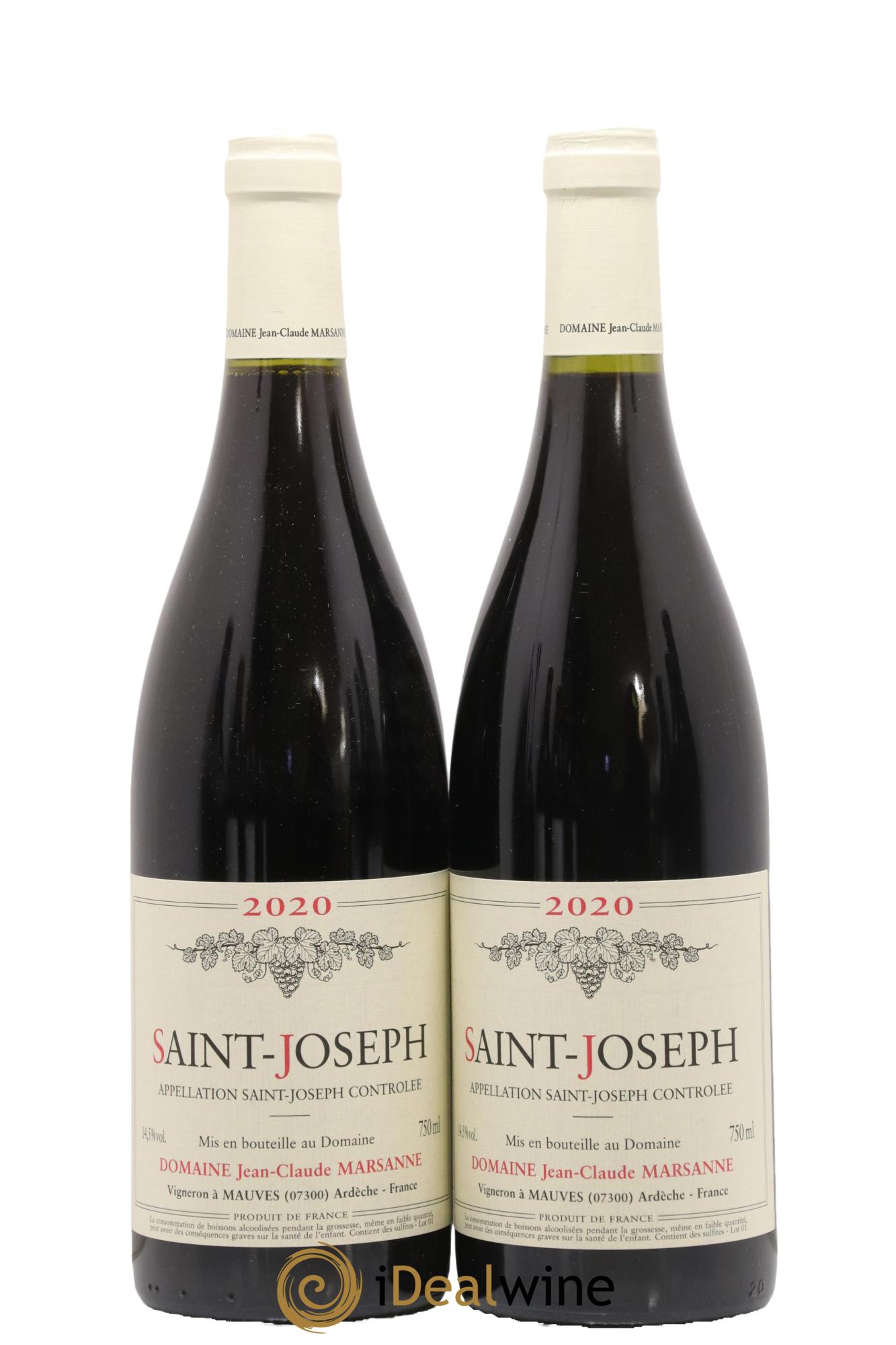 Saint-Joseph Jean-Claude Marsanne (Domaine) 2020 - Lot de 2 bouteilles - 0