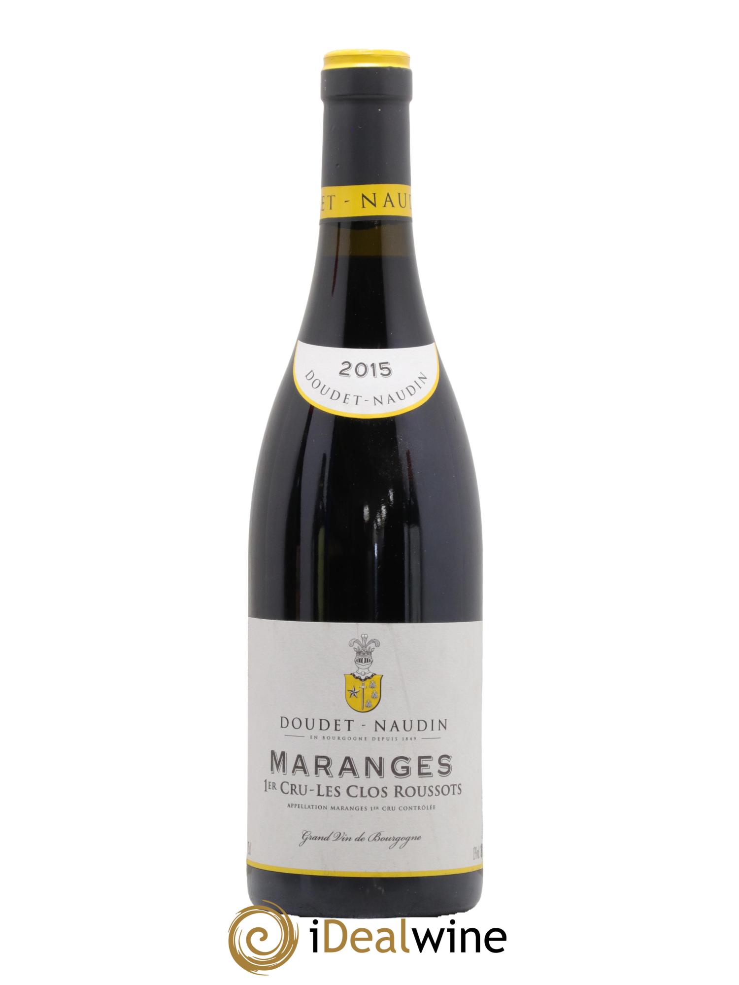 Maranges 1er Cru Les Clos Roussots Domaine Doudet Naudin 2015 - Lot de 1 bouteille - 0