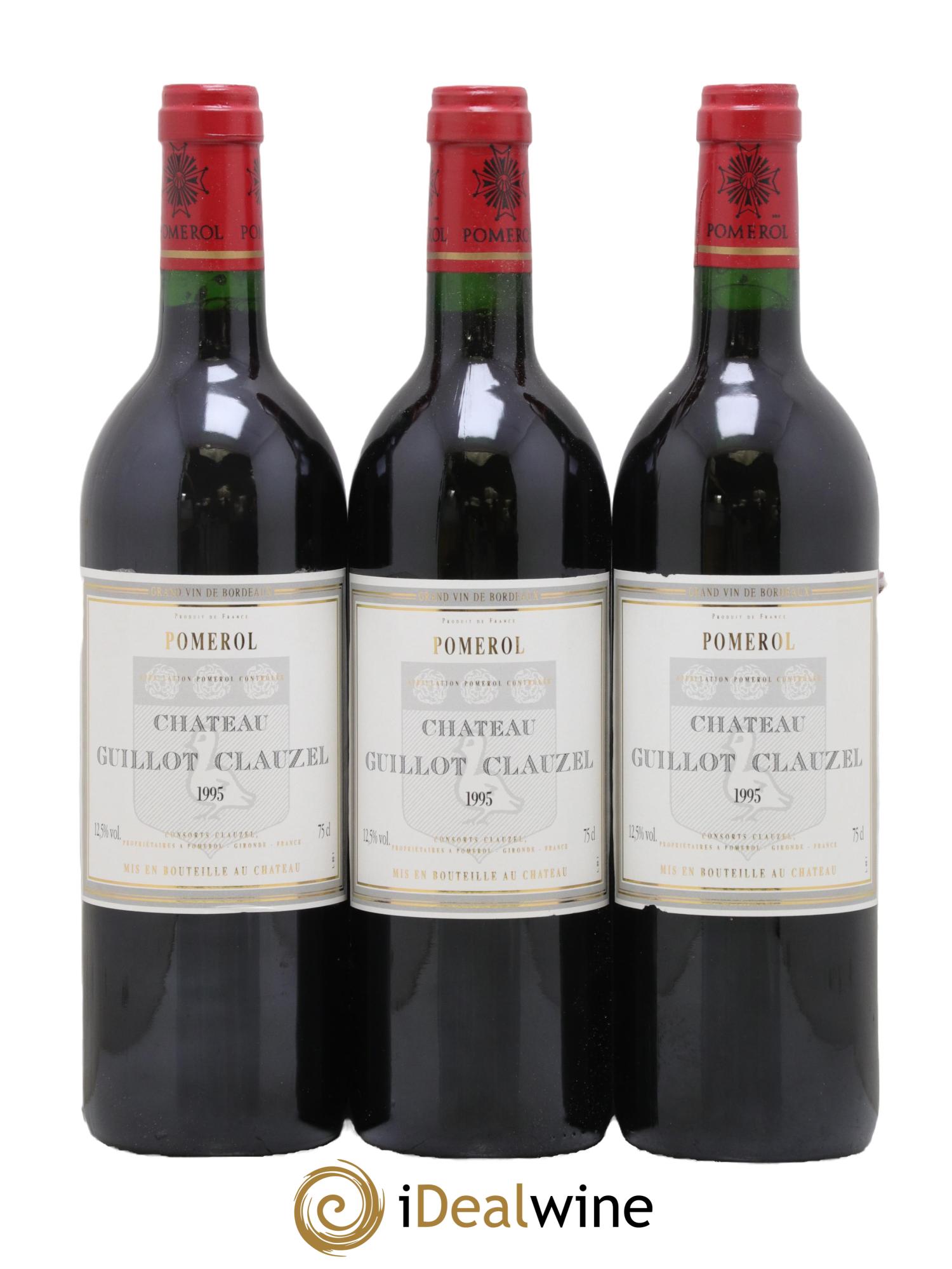 Château Guillot Clauzel 1995 - Posten von 3 Flaschen - 0