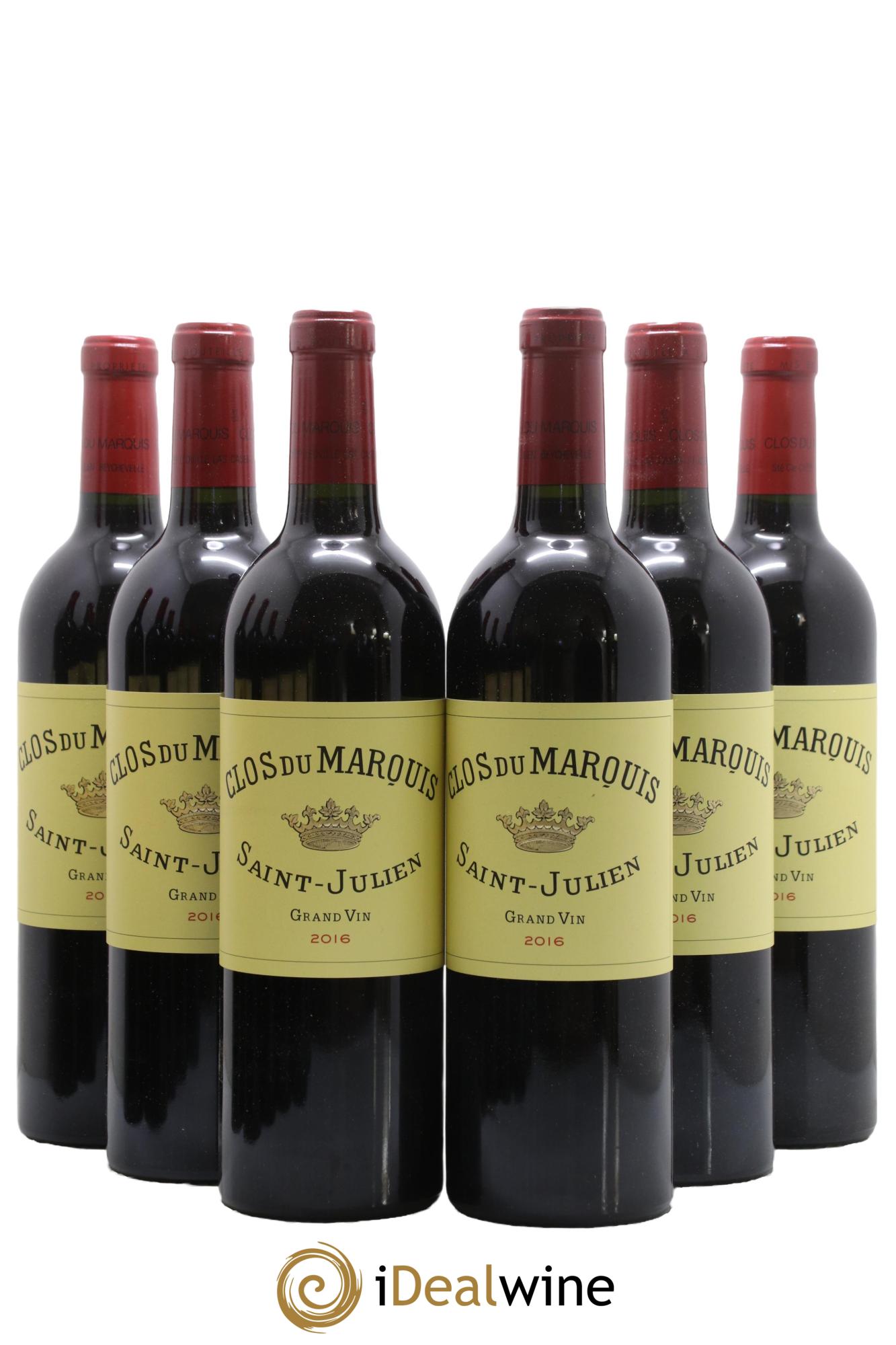 Clos du Marquis 2016 - Lot of 6 bottles - 0