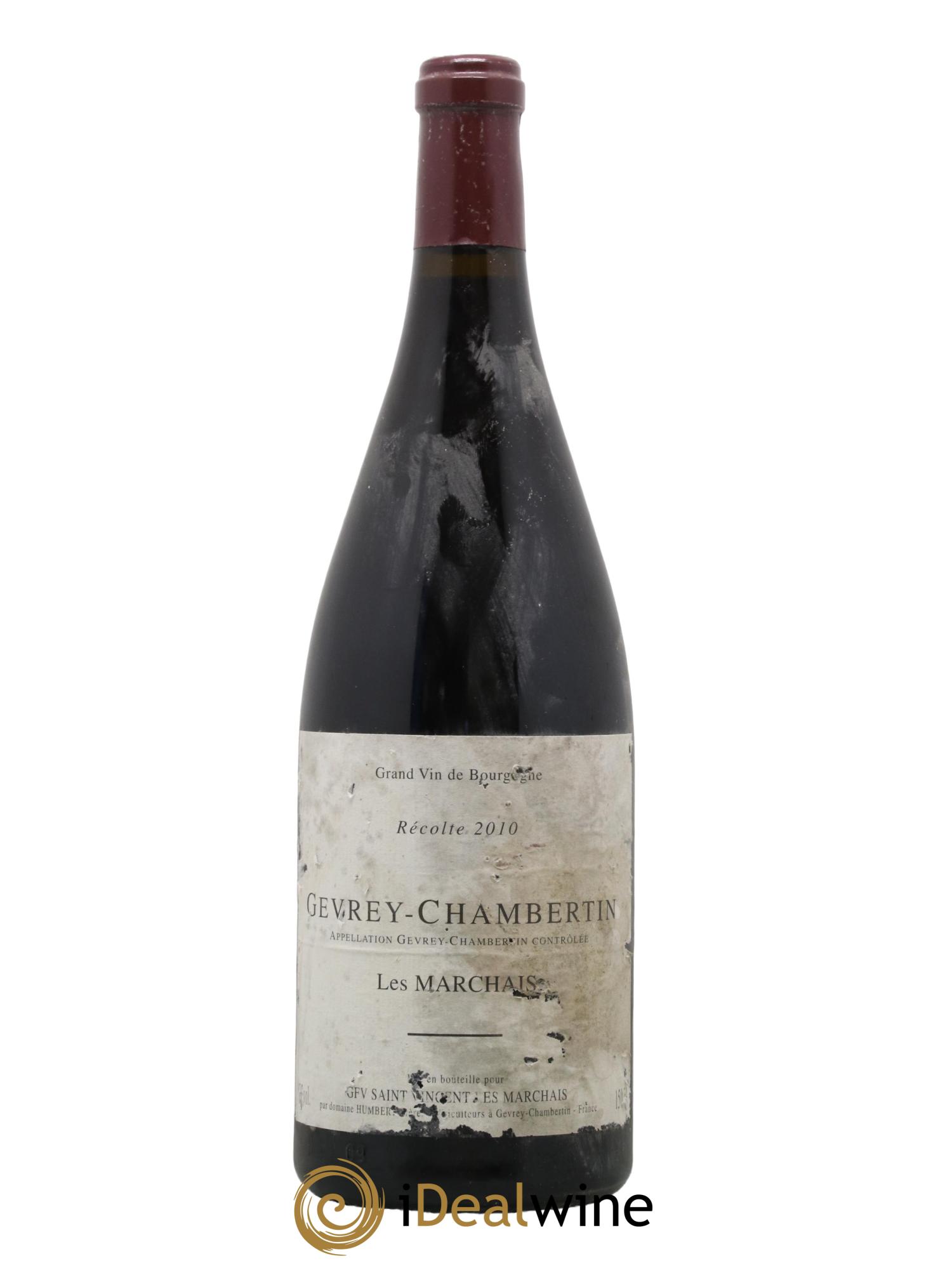 Gevrey-Chambertin Les Marchais Domaine Marchais 2010 - Lot de 1 magnum - 0