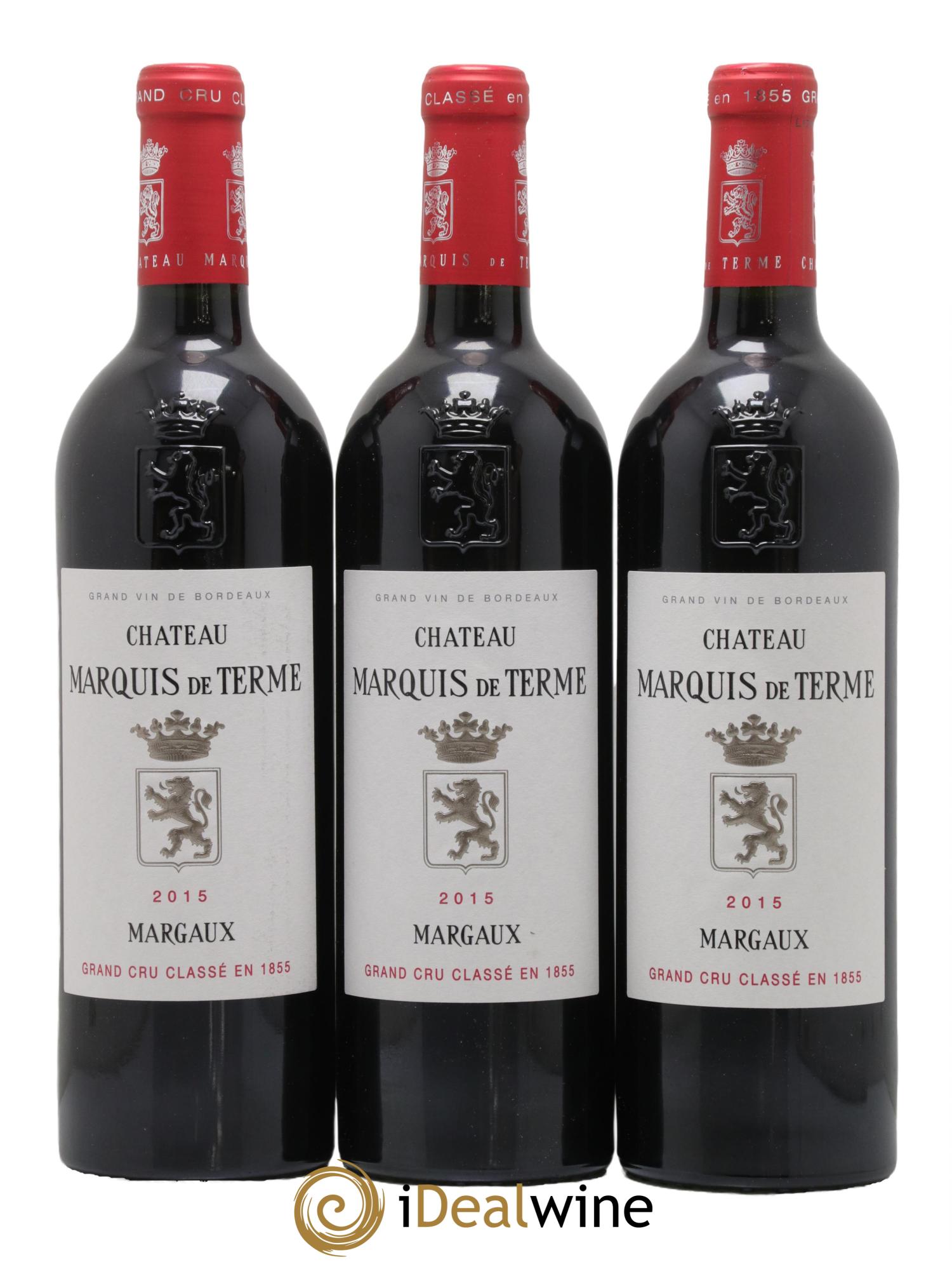 Château Marquis de Terme 4ème Grand Cru Classé 2015 - Lot de 6 bouteilles - 2
