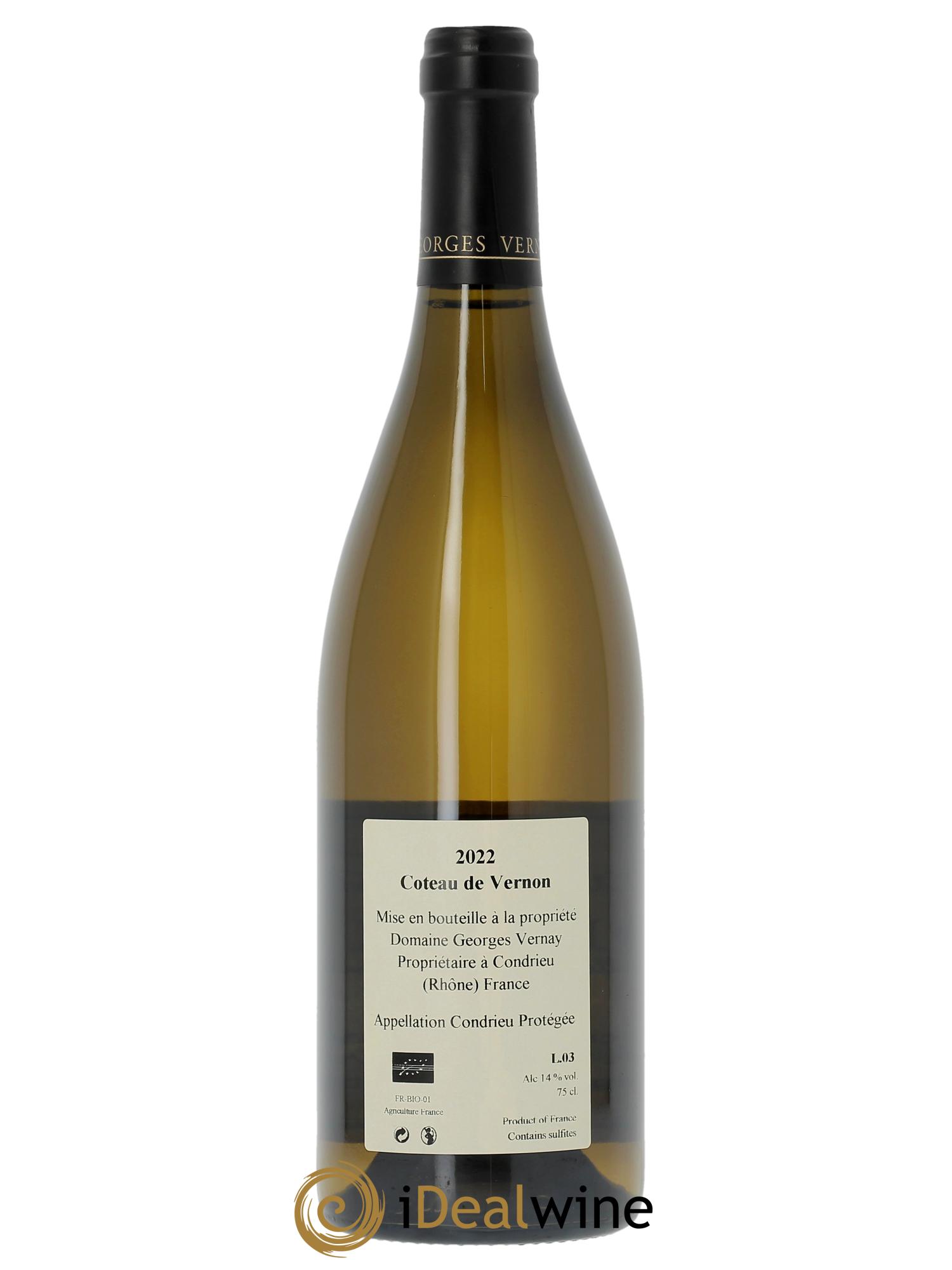 Condrieu Coteau de Vernon Georges Vernay 2022 - Lot de 1 bouteille - 1