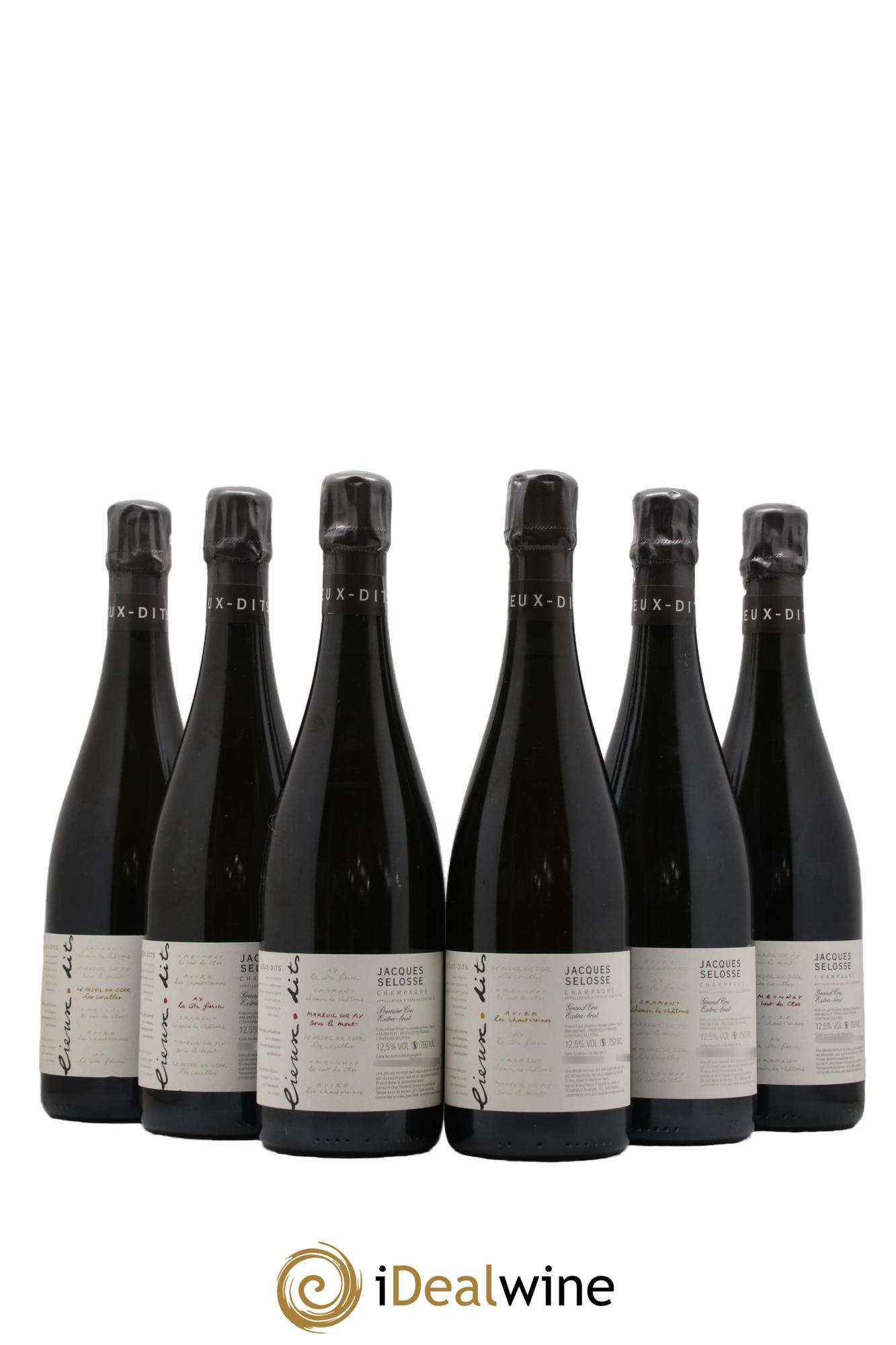 Caisse Collection Lieux-dits Jacques Selosse Caisse Selosse Collection Grand Cru Jacques Selosse - Lot de 6 bouteilles - 0