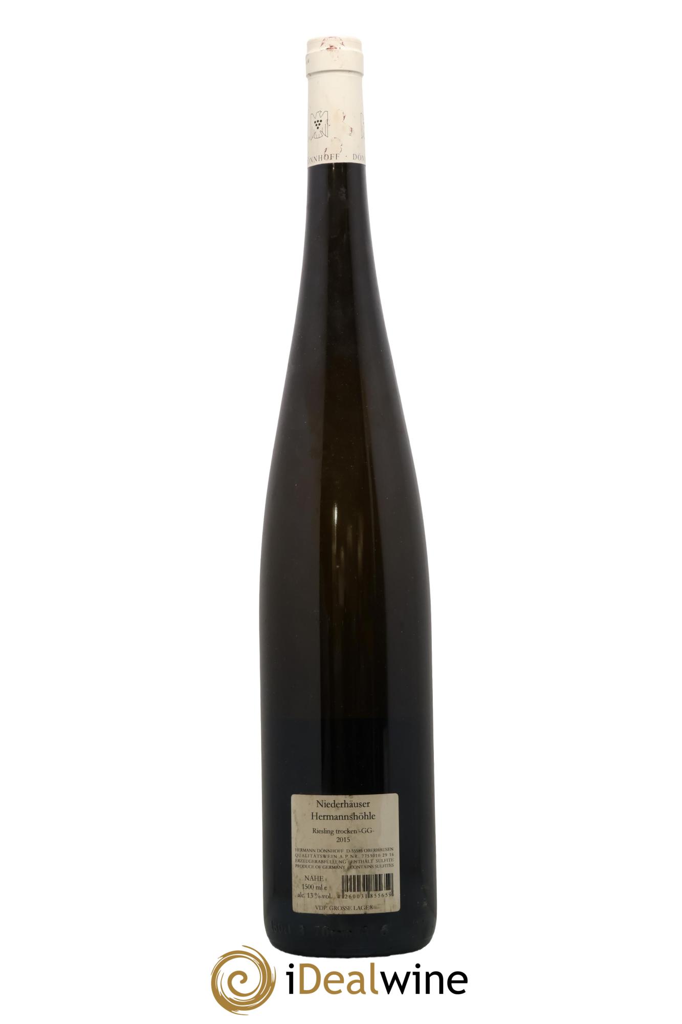 Riesling Donnhoff GG Hermannshohle Trocken 2015 - Lot de 1 magnum - 1
