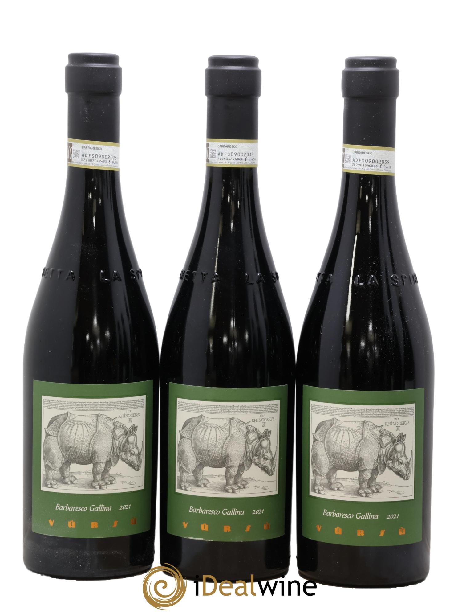 Barbaresco DOCG Vigneto Gallina Vursu La Spinetta - Giorgio Rivetti 2021 - Lot de 6 bouteilles - 1
