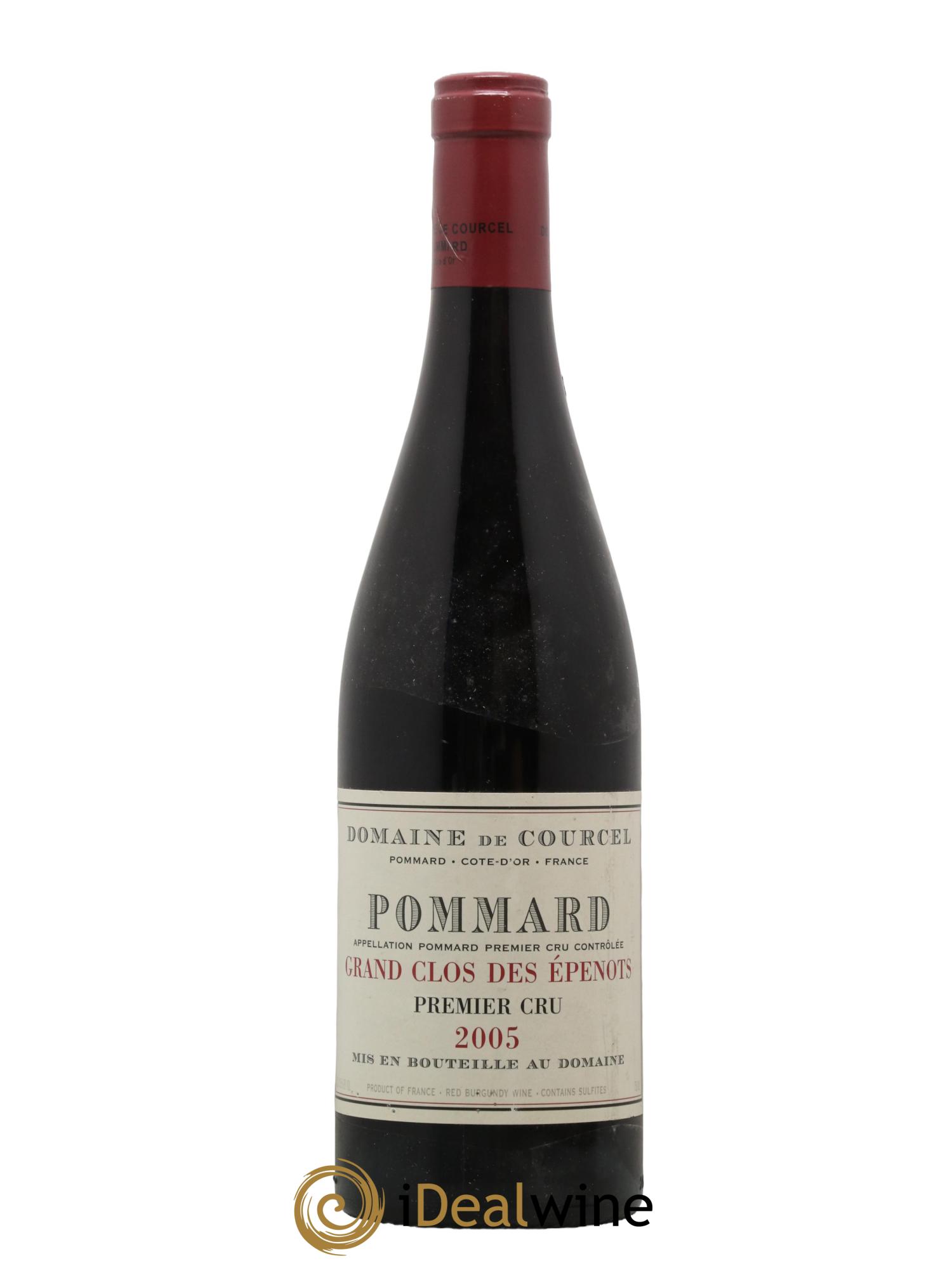 Pommard 1er Cru Grand Clos des Epenots de Courcel (Domaine) 2005 - Lot de 1 bouteille - 0