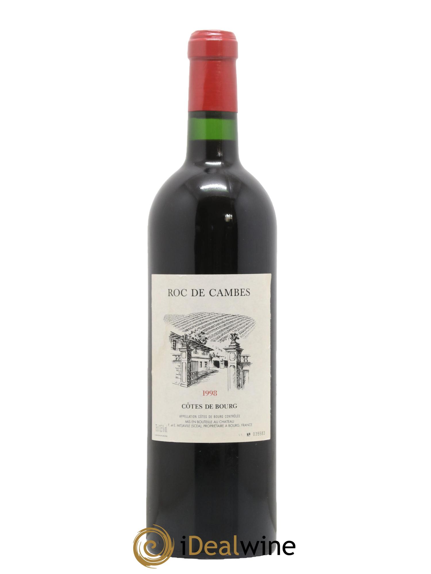 Roc de Cambes 1998 - Posten von 1 Flasche - 0