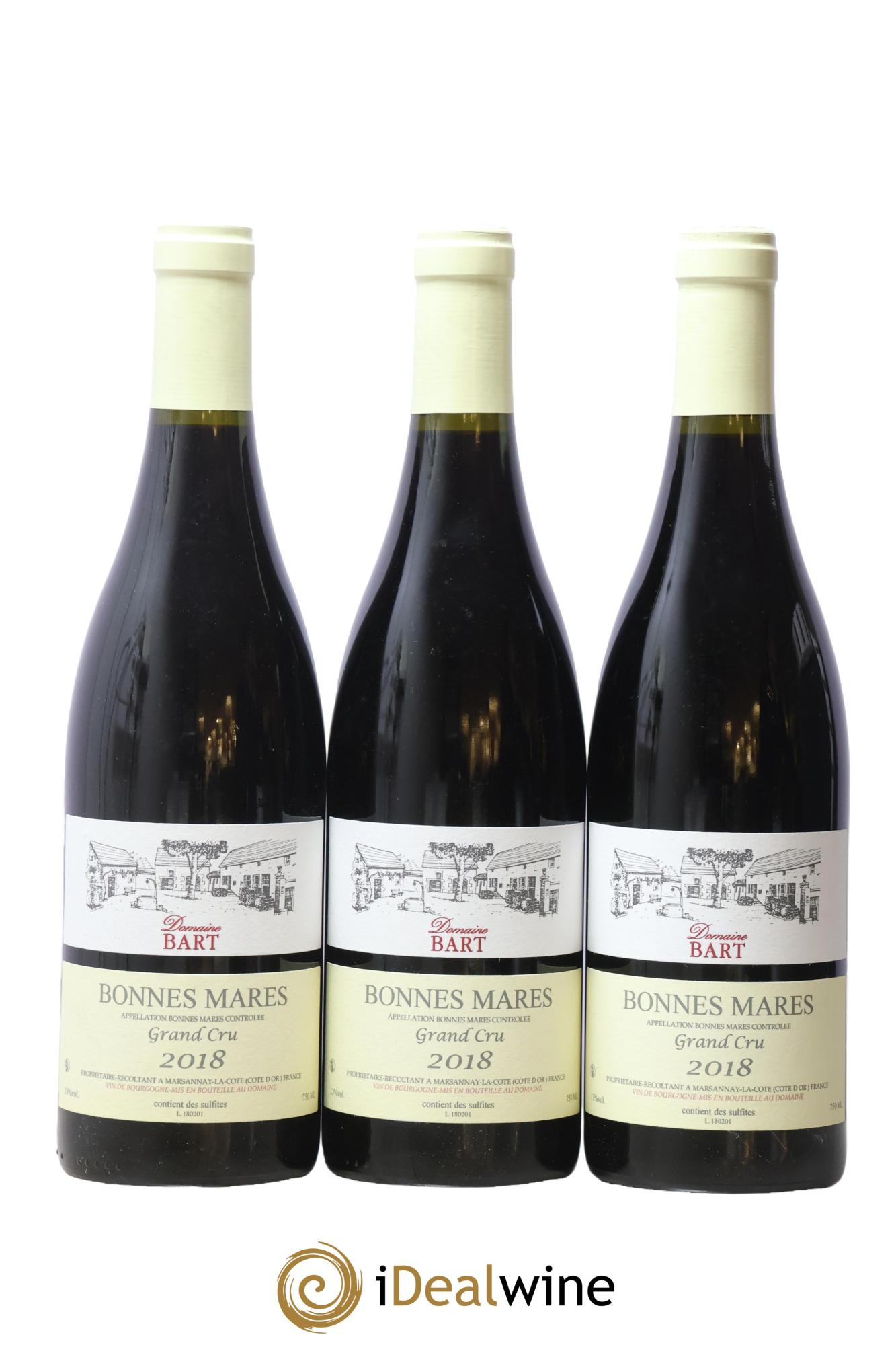Bonnes-Mares Grand Cru Bart (Domaine) 2018 - Lot de 3 bouteilles - 0