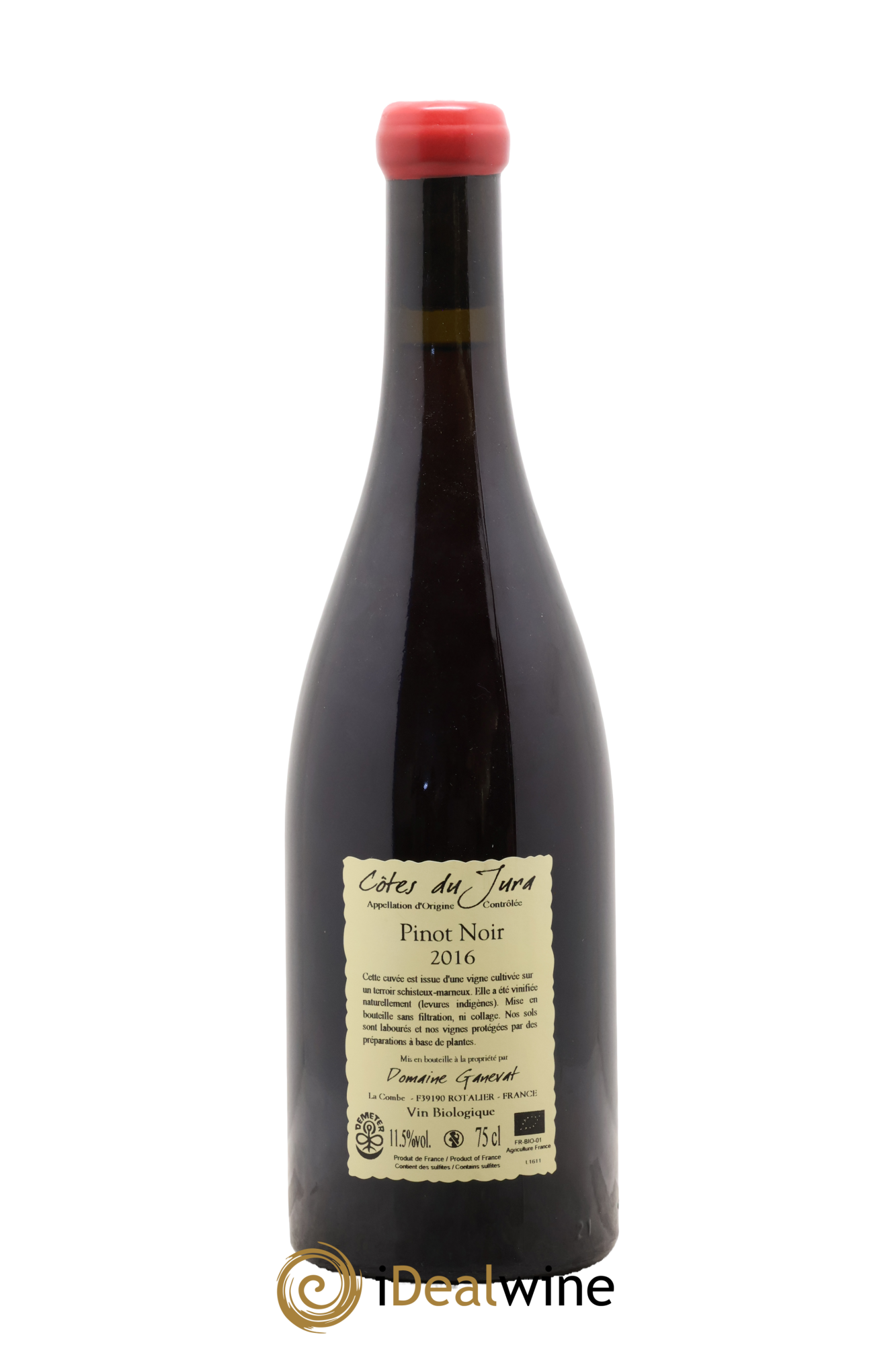 Côtes du Jura Julien En Billat Jean-François Ganevat (Domaine) 2016 - Lot de 1 bouteille - 1