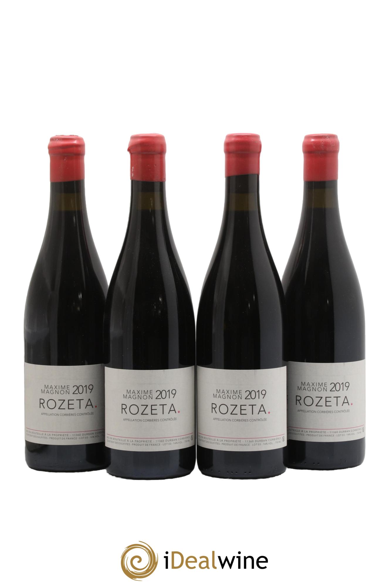 Corbières Rozeta Maxime Magnon 2019 - Lotto di 4 bottiglie - 0