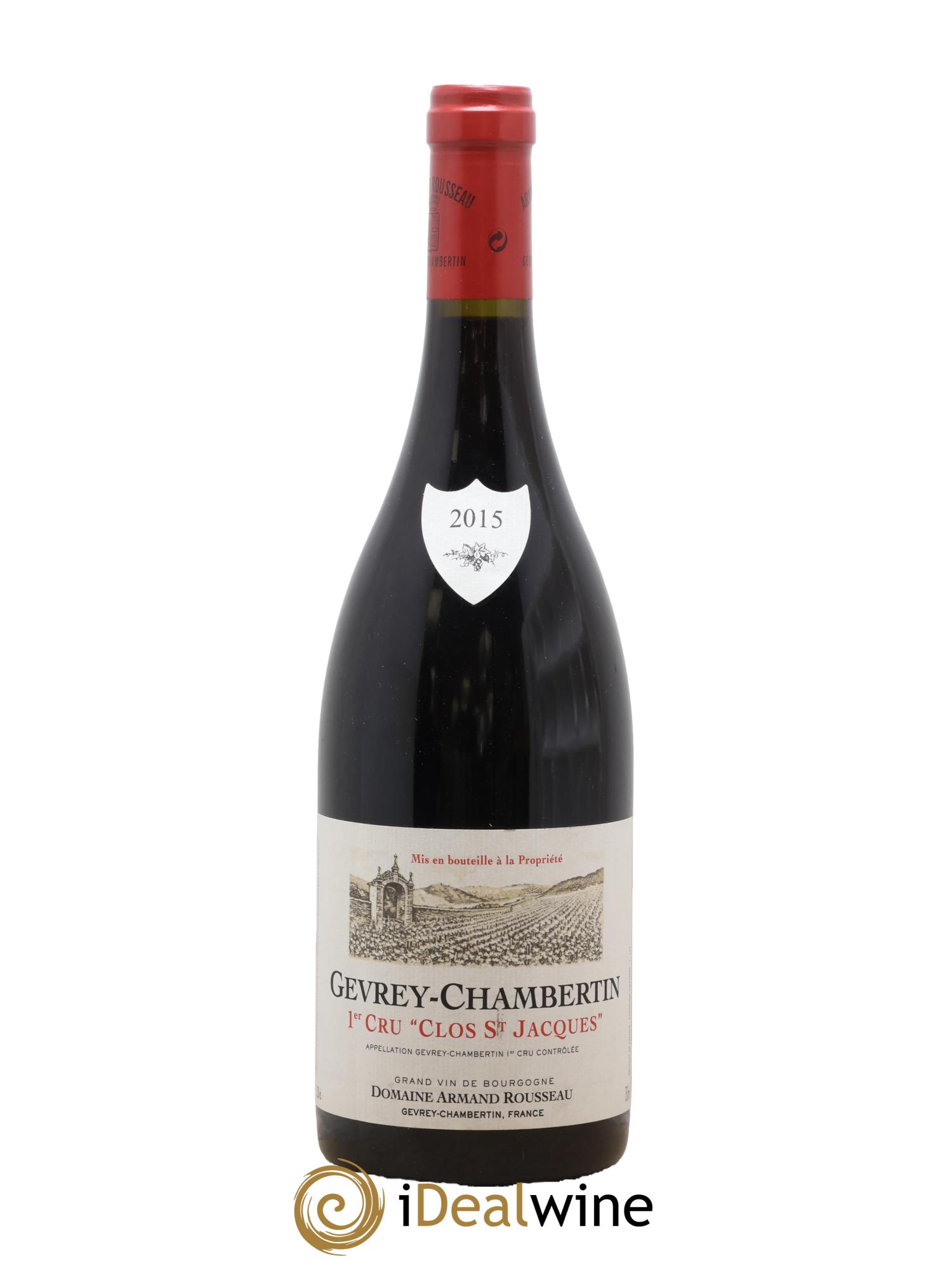 Gevrey-Chambertin 1er Cru Clos Saint-Jacques Armand Rousseau (Domaine) 2015 - Lot de 1 bouteille - 0