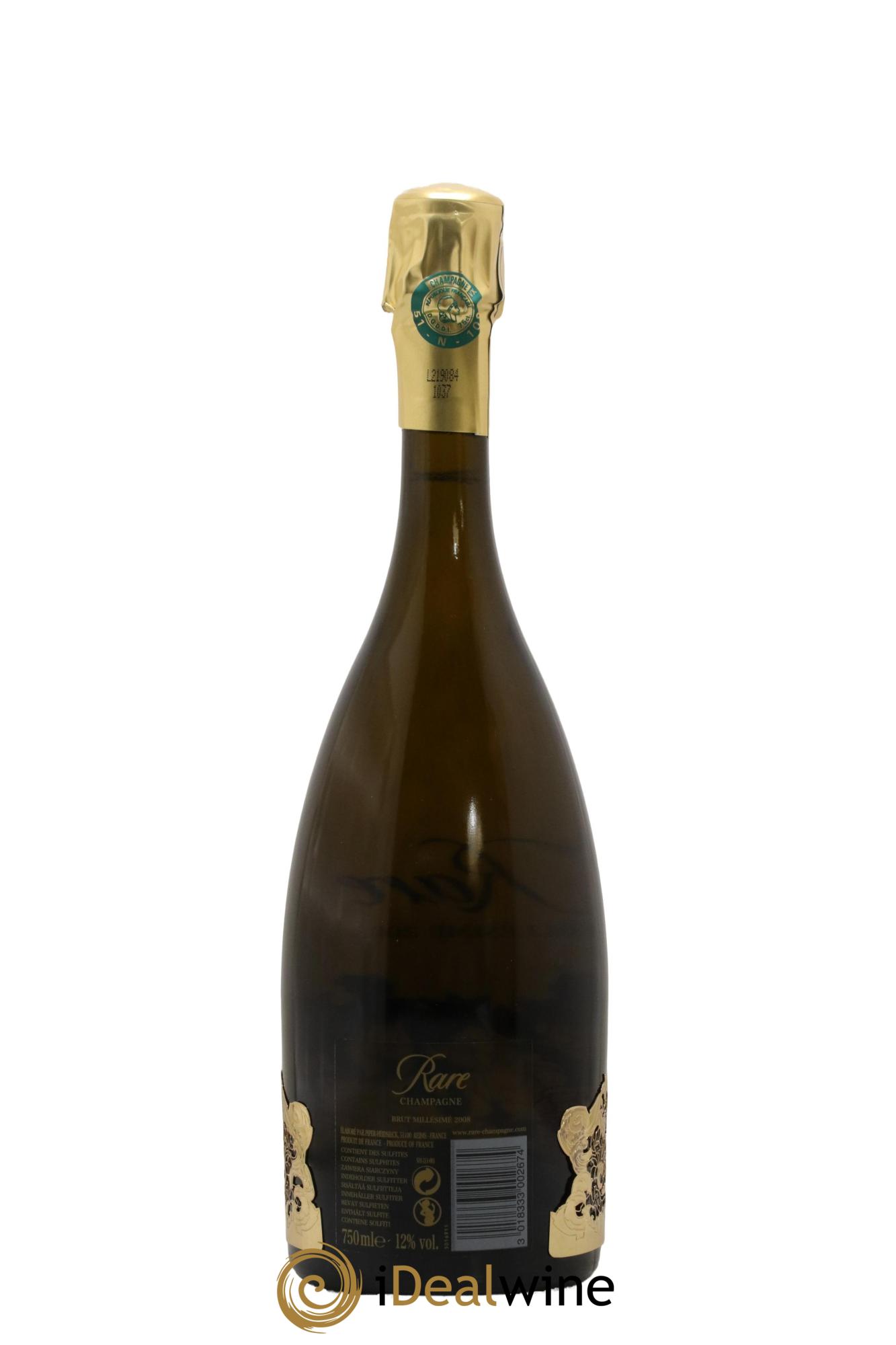 Rare Piper Heidsieck 2008 - Lot of 1 bottle - 1