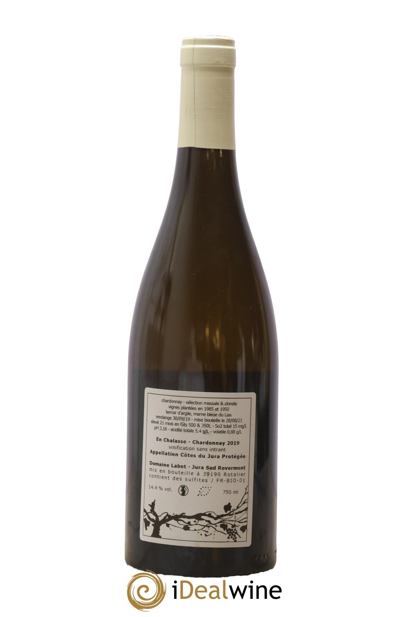 Côtes du Jura Chardonnay En Chalasse Romain - Julien - Charline Labet 2019 - Lot of 1 bottle - 1