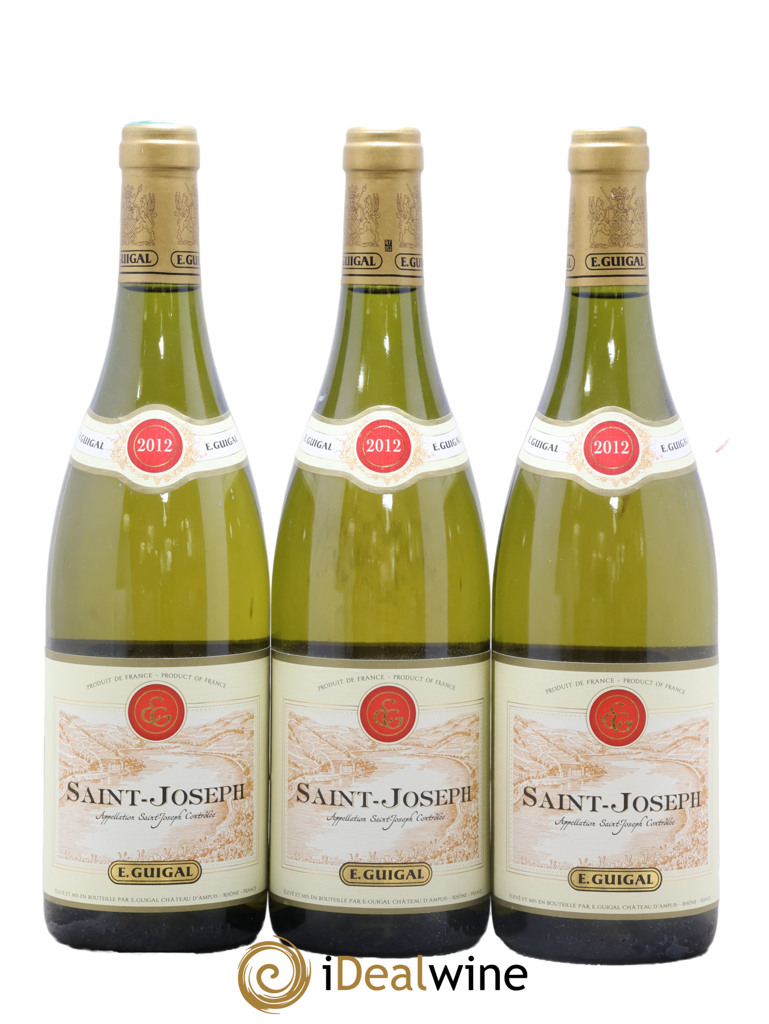 Saint-Joseph Guigal 2012 - Lot de 3 bouteilles - 0
