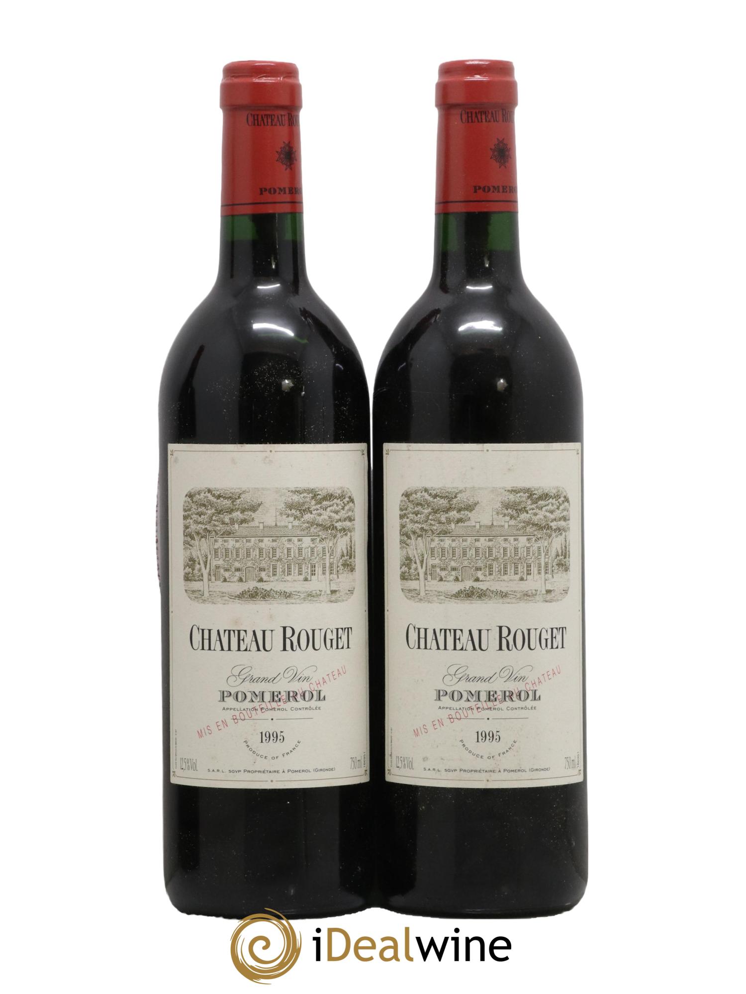 Château Rouget 1995 - Lotto di 2 bottiglie - 0
