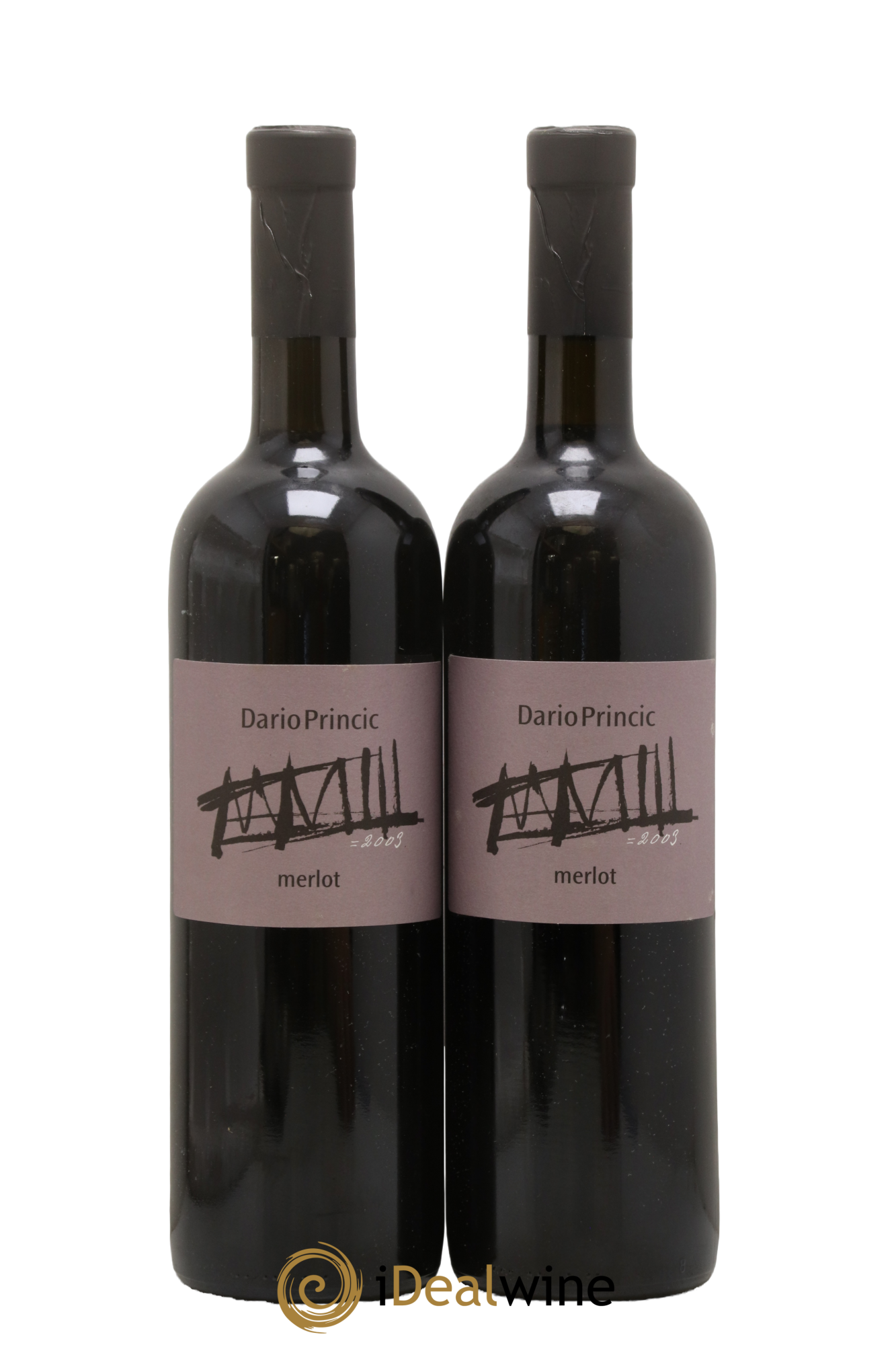 Vénétie Merlot Dario Princic 2003 - Lot of 2 bottles - 0