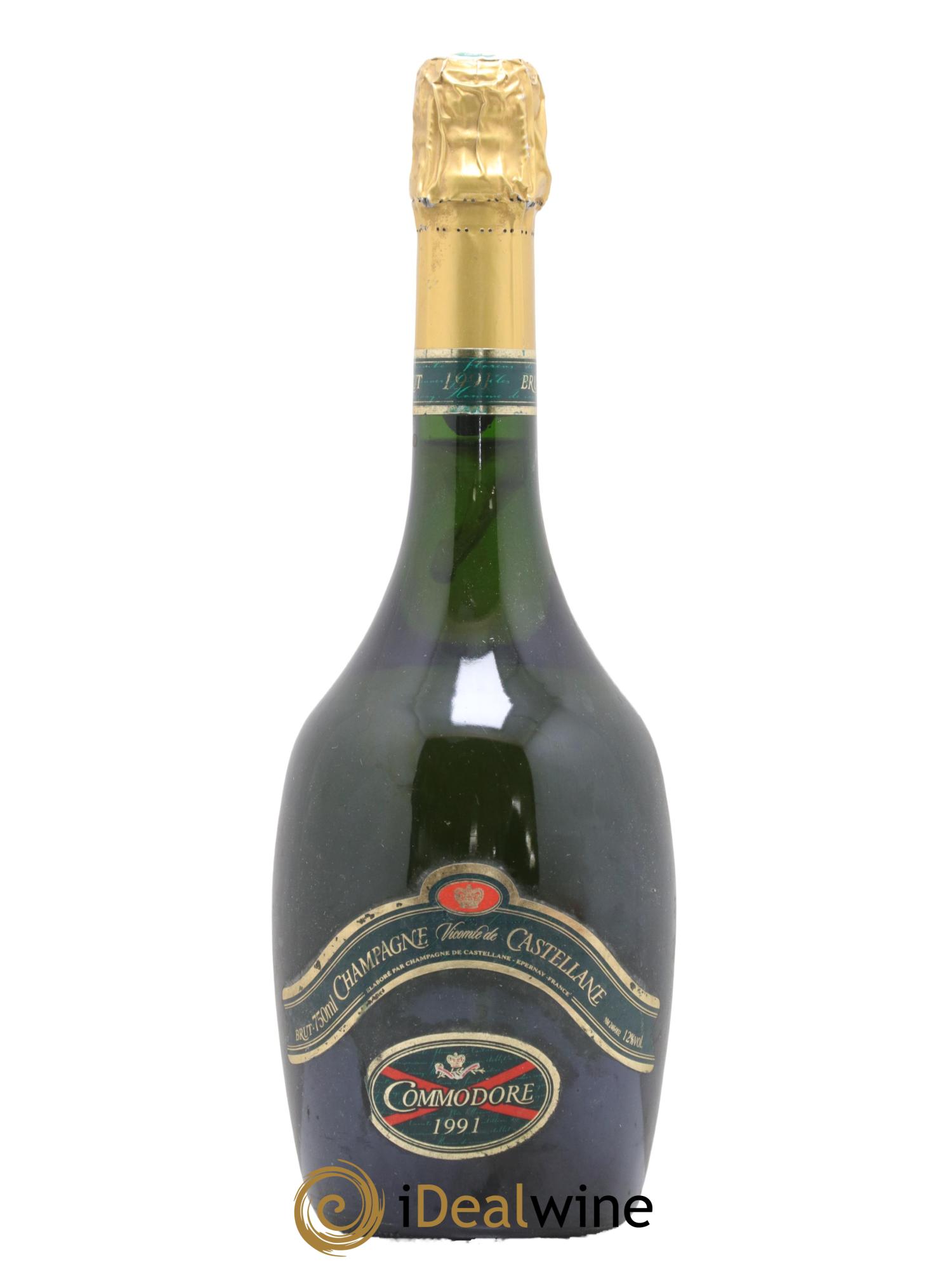 Champagne De Castellane Cuvée Commodore 1991 - Lot de 1 bouteille - 0
