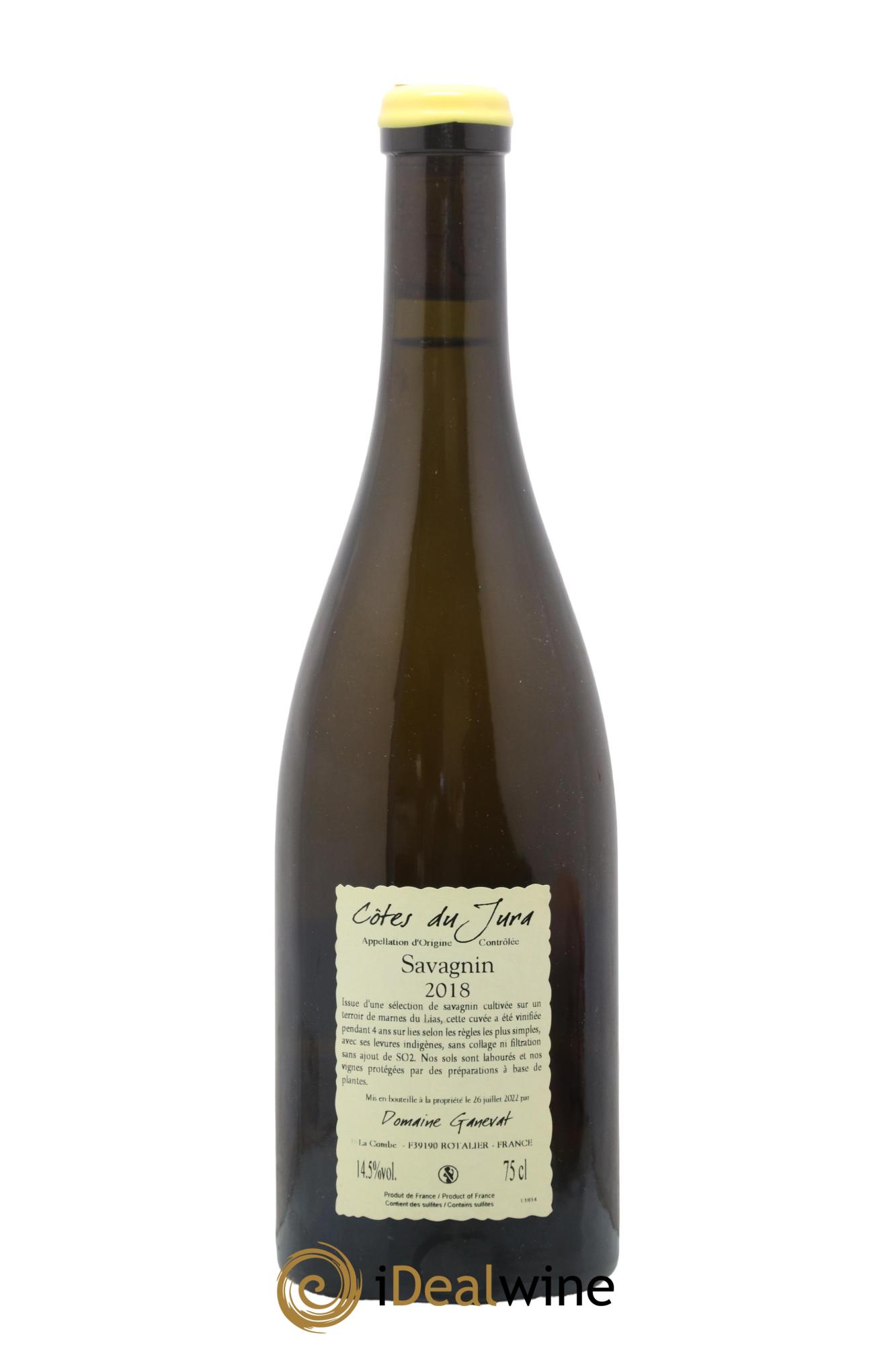 Côtes du Jura Sous la Roche Jean-François Ganevat (Domaine) 2018 - Lot de 1 bouteille - 1